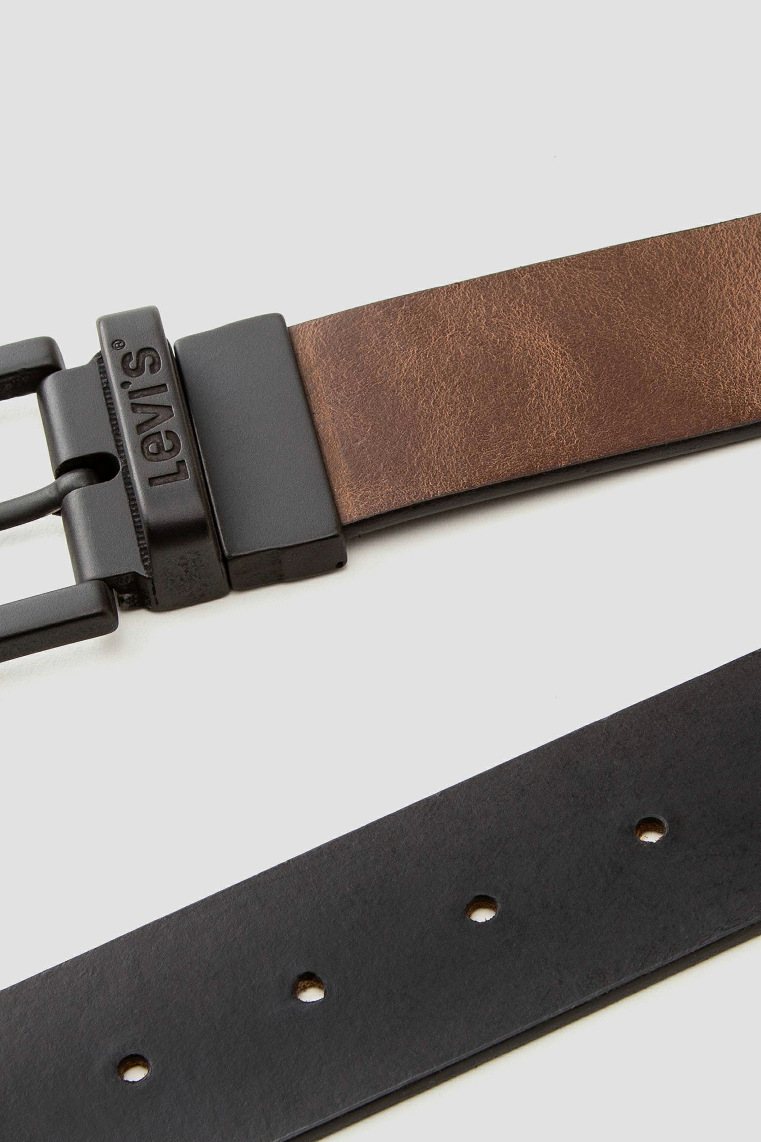 Черный кожаный ремень 2