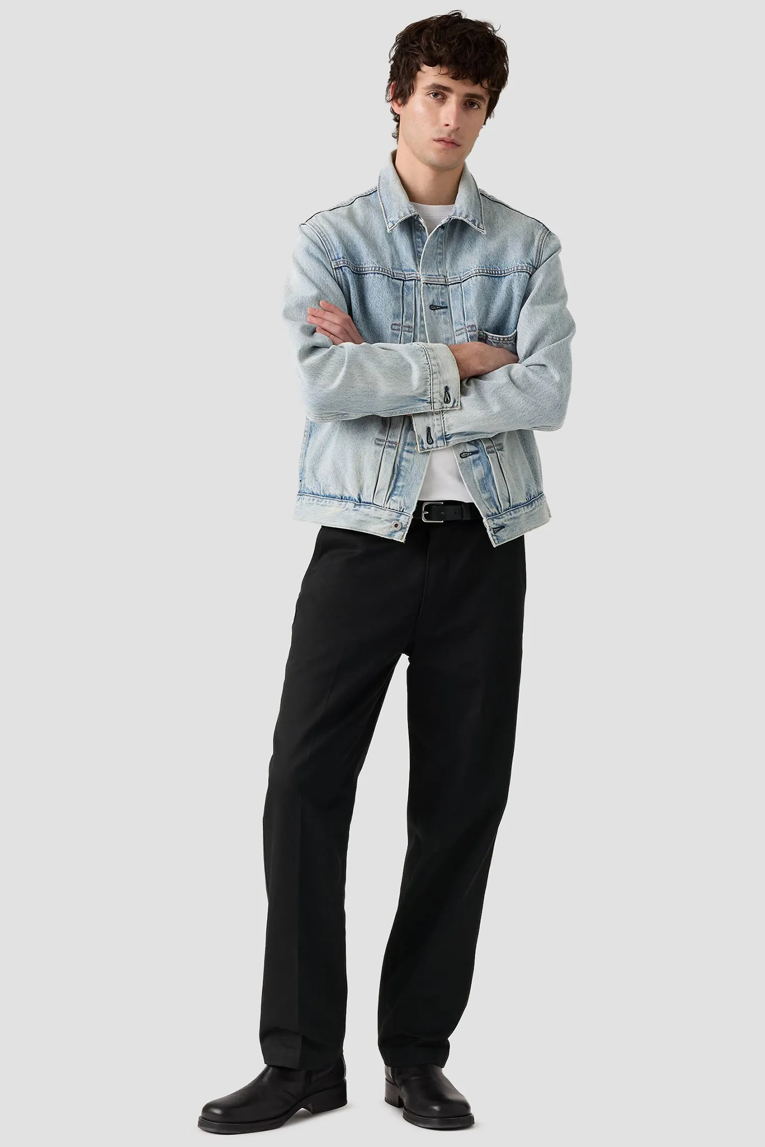 Мужские черные брюки 7