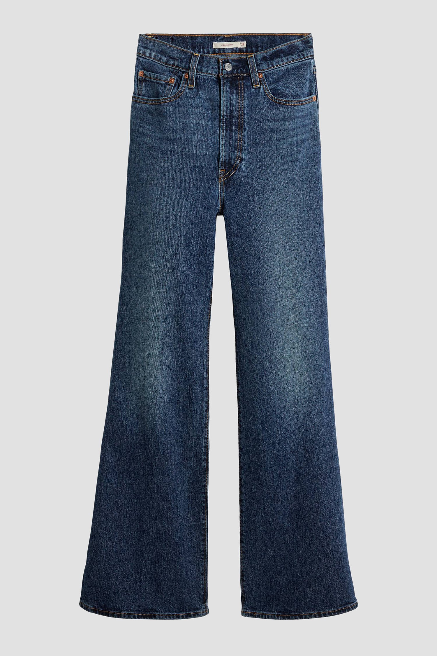 Женские синие джинсы Ribcage Bell 2