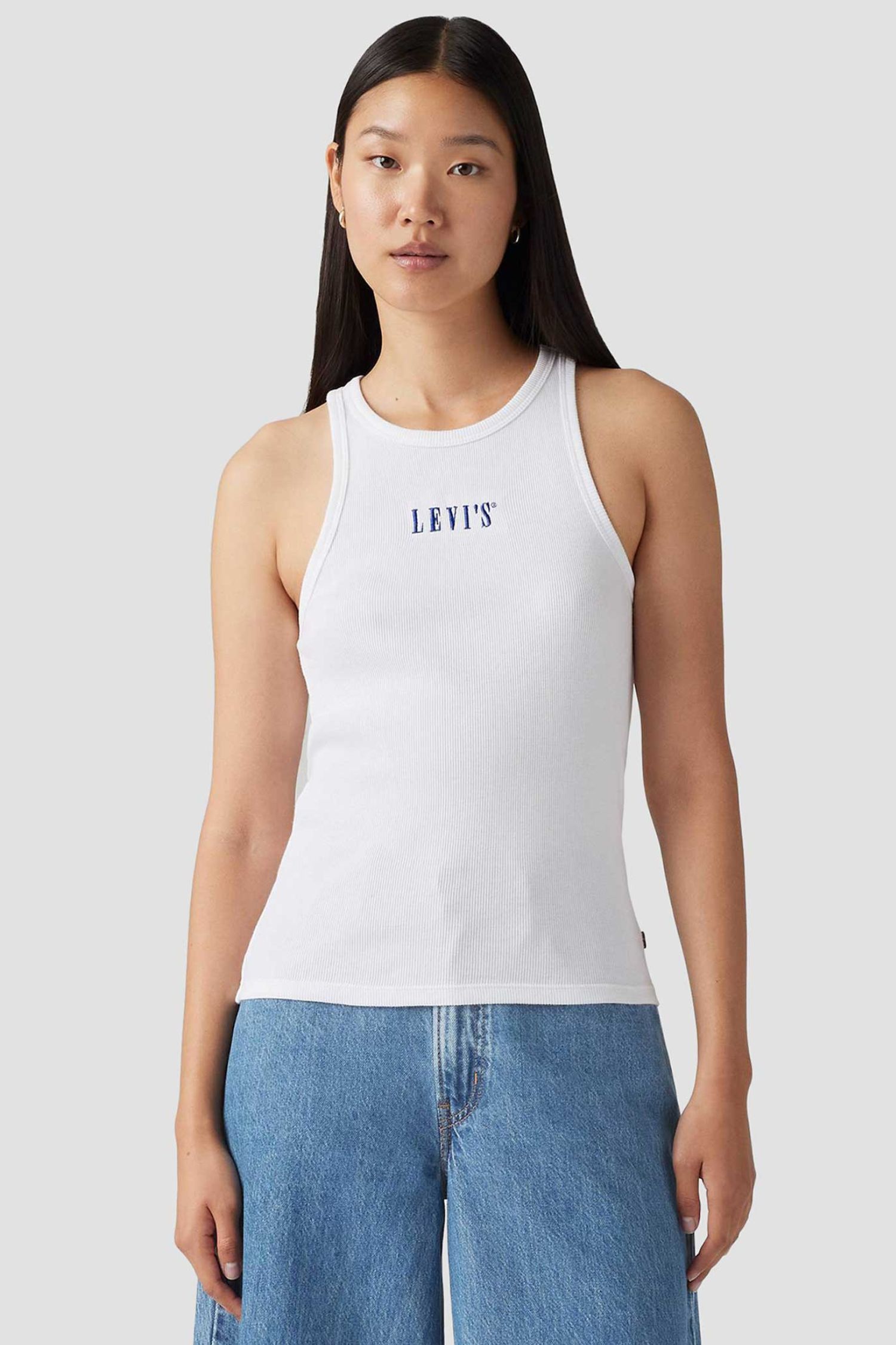 Женская белая майка 1