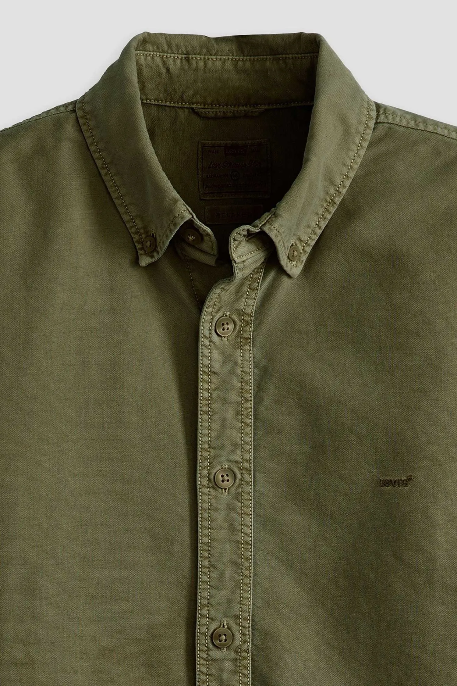 Мужская зеленая рубашка 6