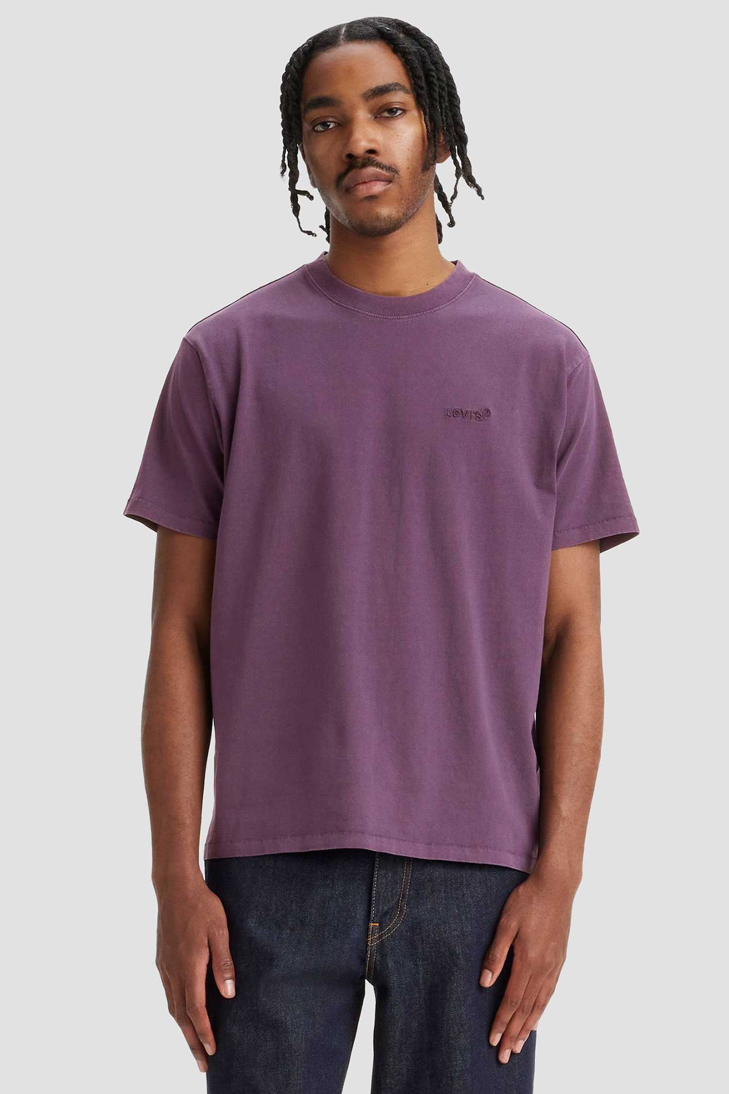 Мужская фиолетовая футболка 1