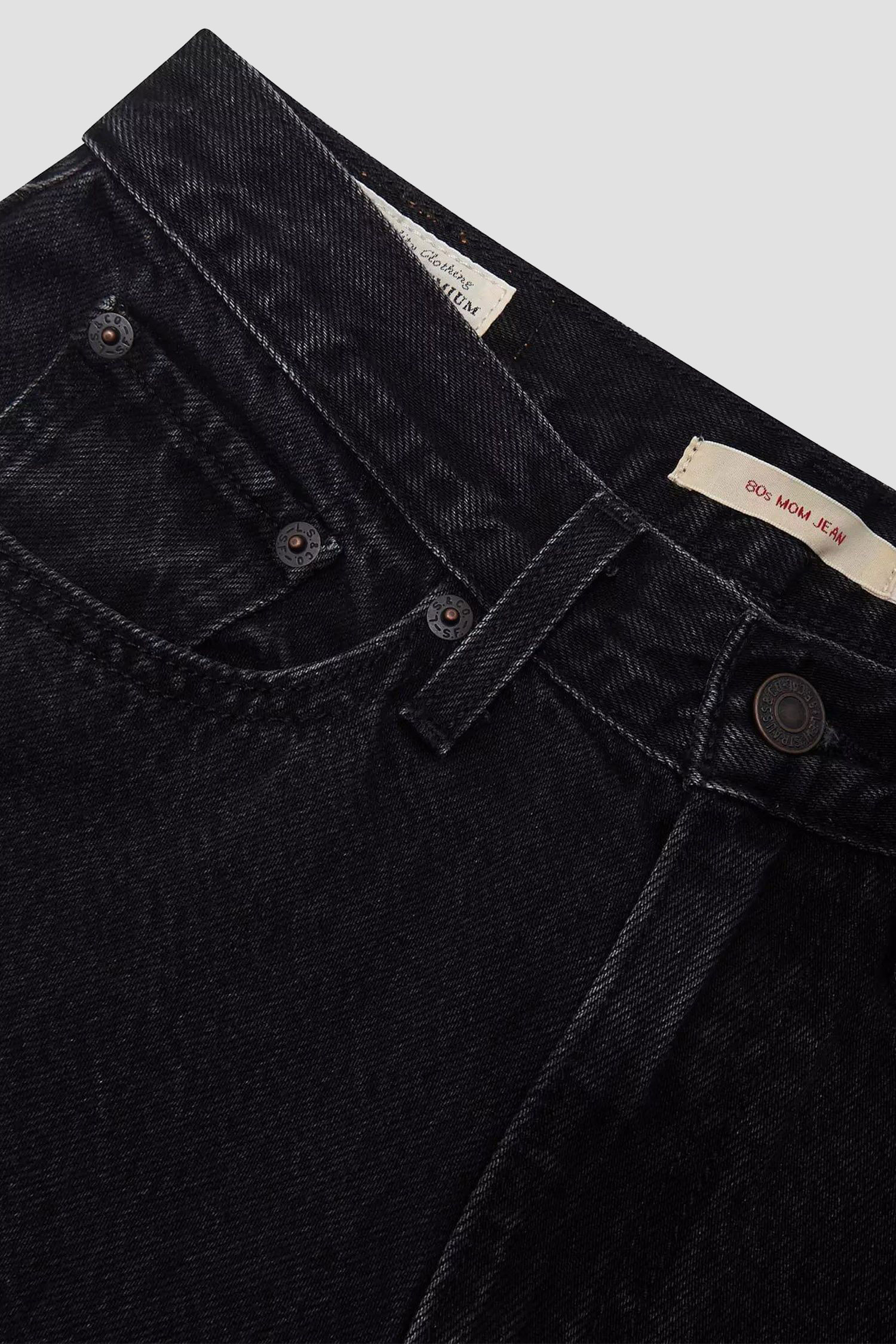 Женские черные джинсы '80s Mom 6