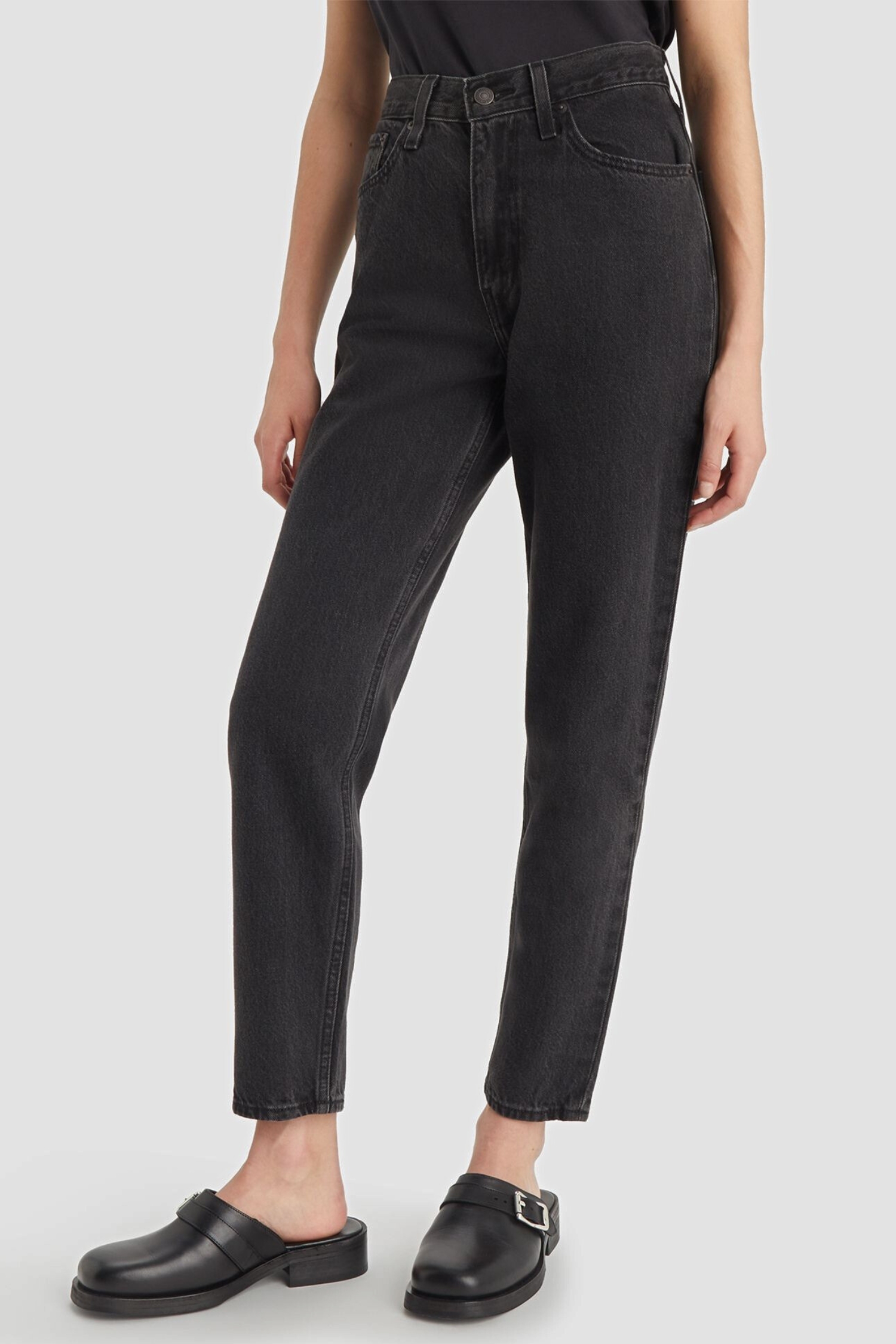 Женские черные джинсы '80s Mom 5