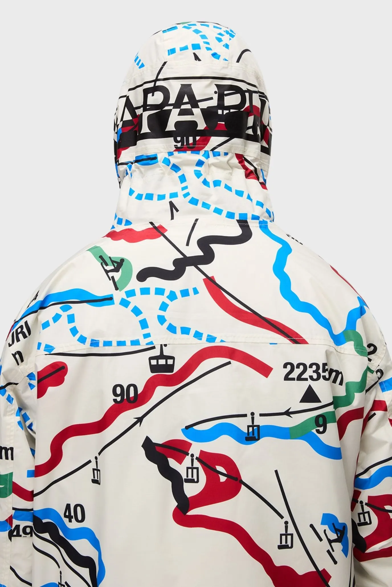 Мужской разноцветный анорак 2