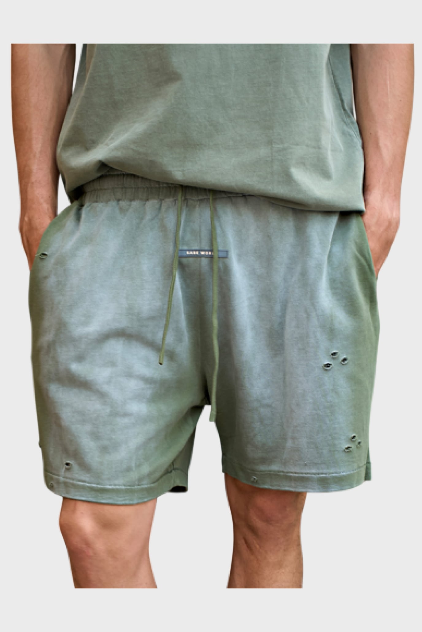 Шорты Sabe Shorts Washed Green 2