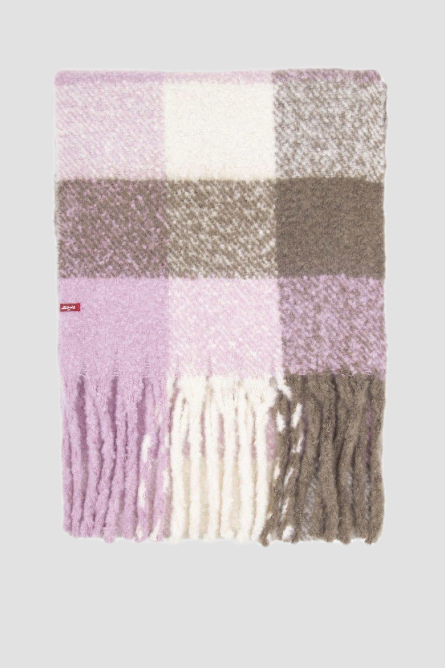 Женский шарф в клетку 2