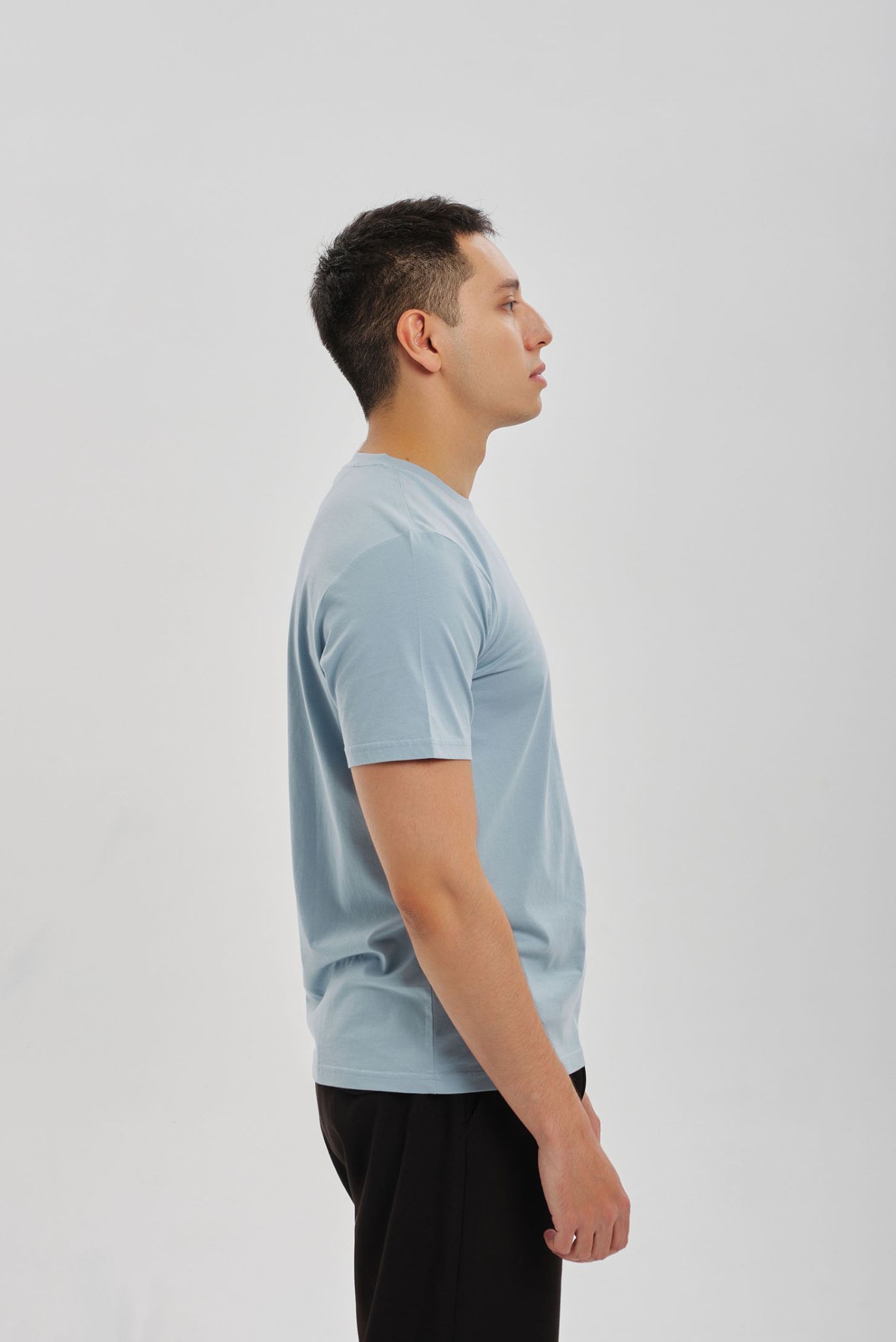 Голубая футболка ARGYMAQTAR (Унисекс) 4