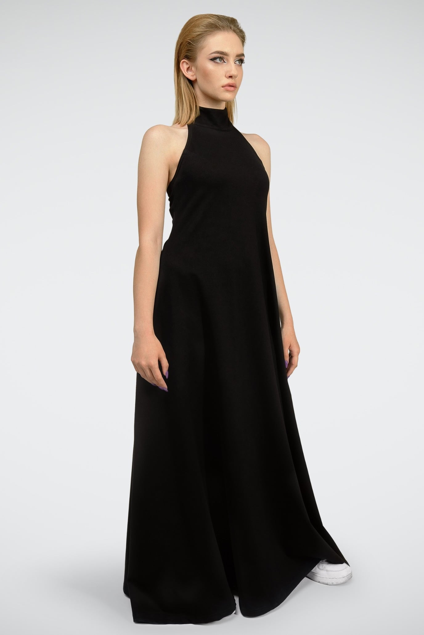 Женское черное платье 2