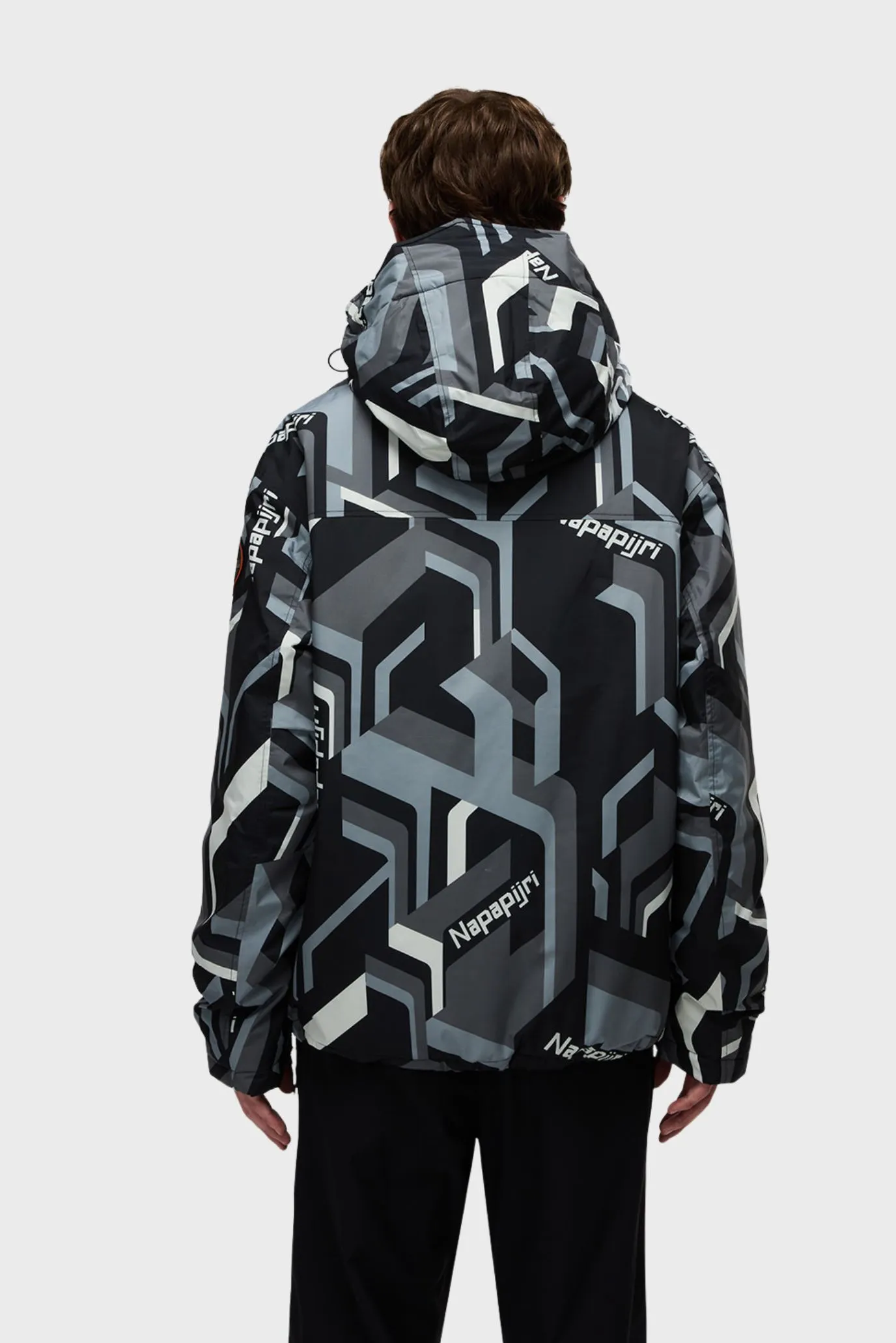 Мужской разноцветный анорак 2