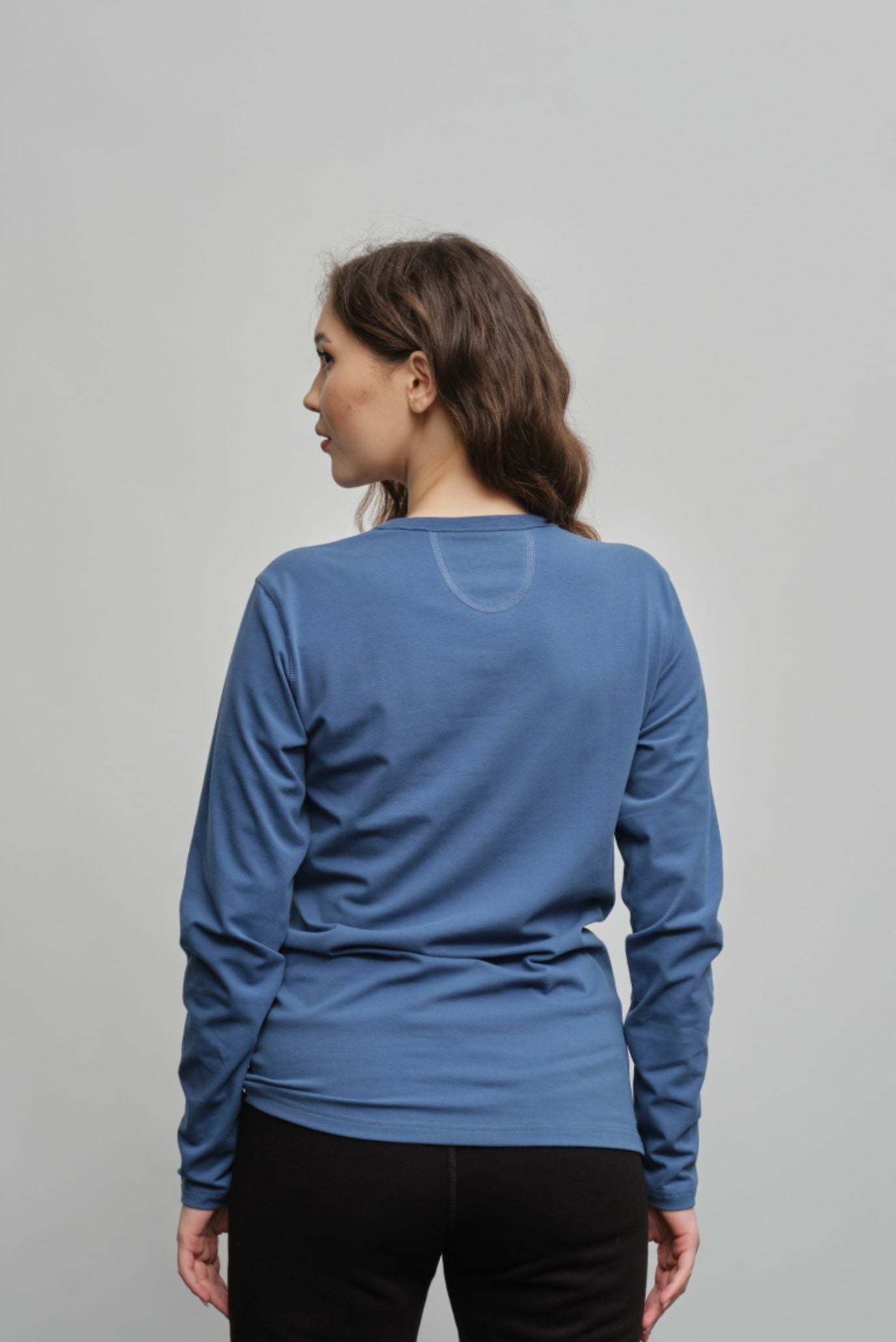 Индиго лонгслив SHANYRAQ (Унисекс) 6