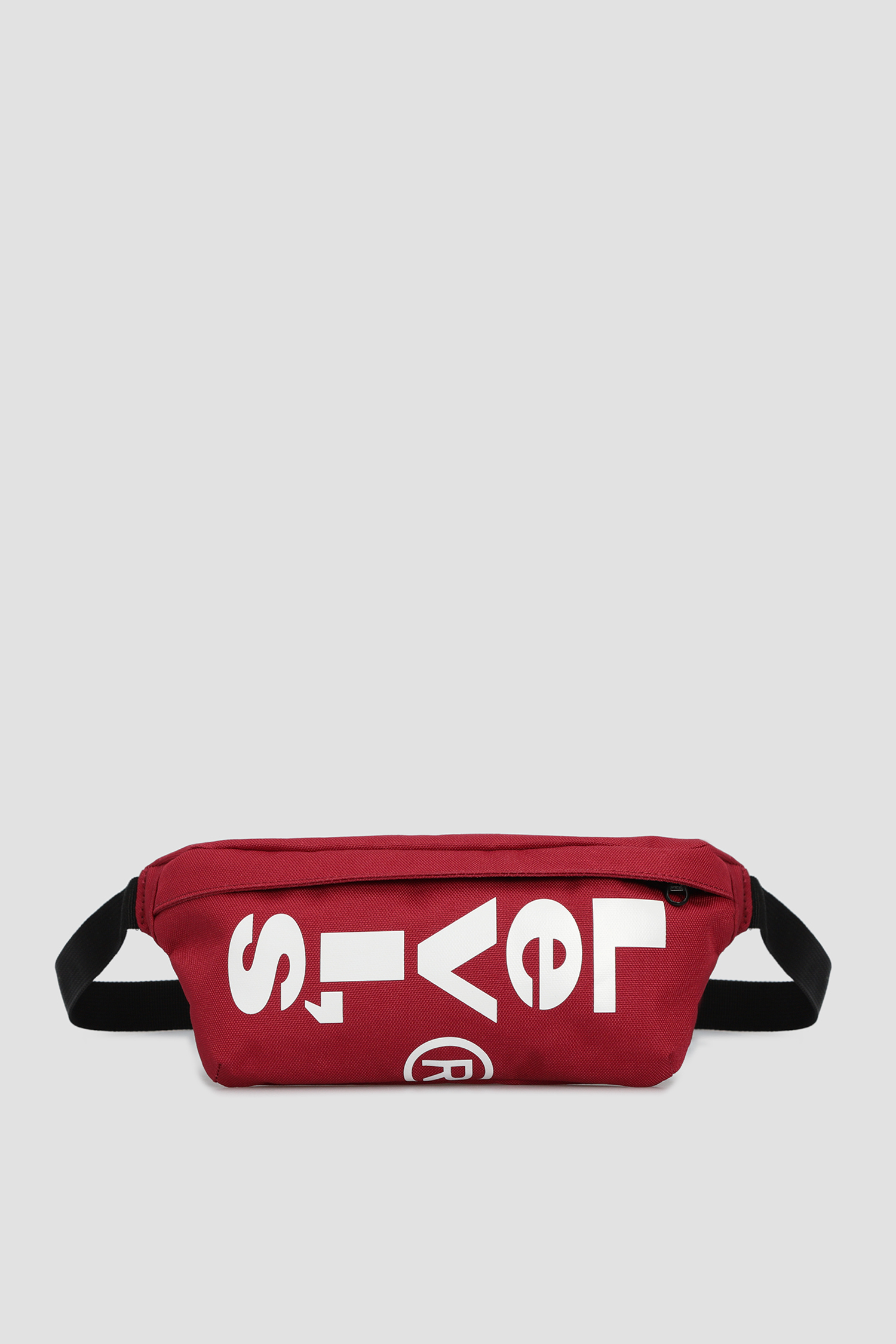 Мужская красная поясная сумка 1