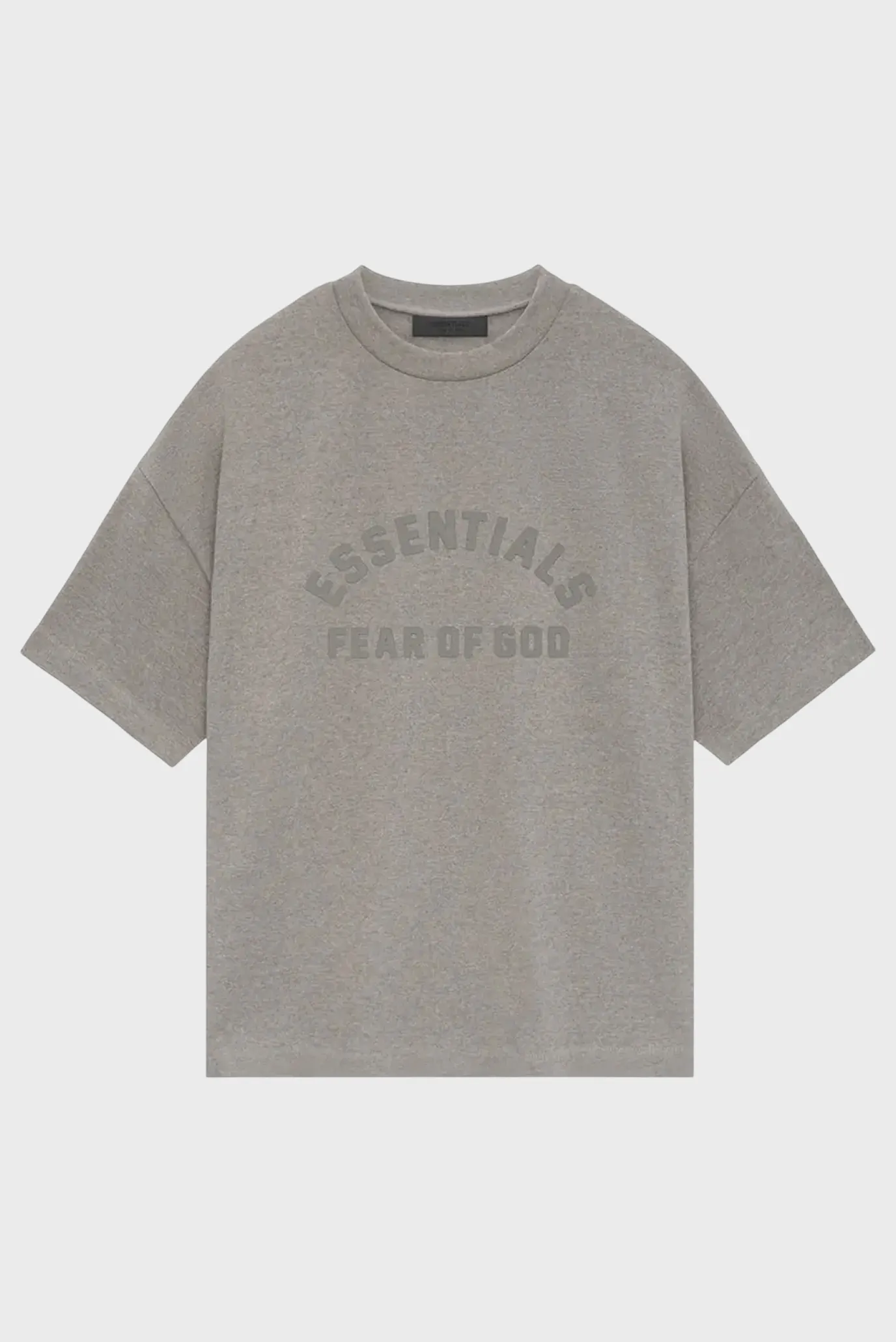 Fear Of God Essentials Core Collection Heavy S/S Tee Heather Grey 2