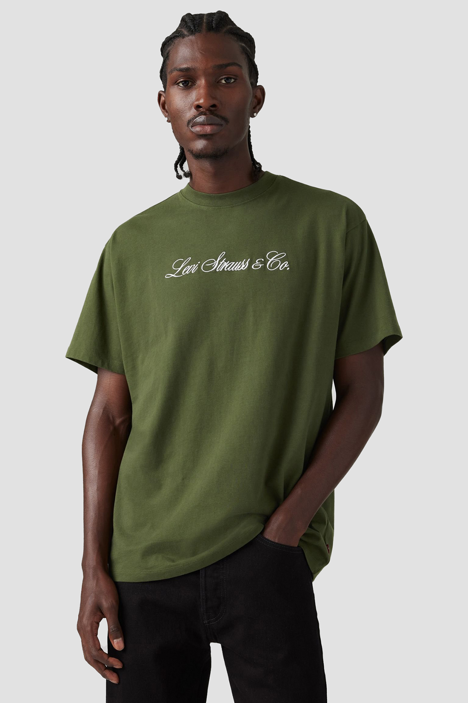 Мужская зеленая футболка 4