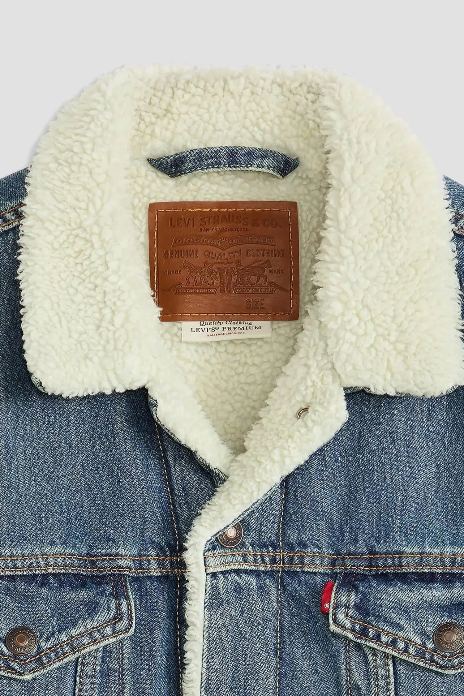 Мужская голубая джинсовая куртка 5