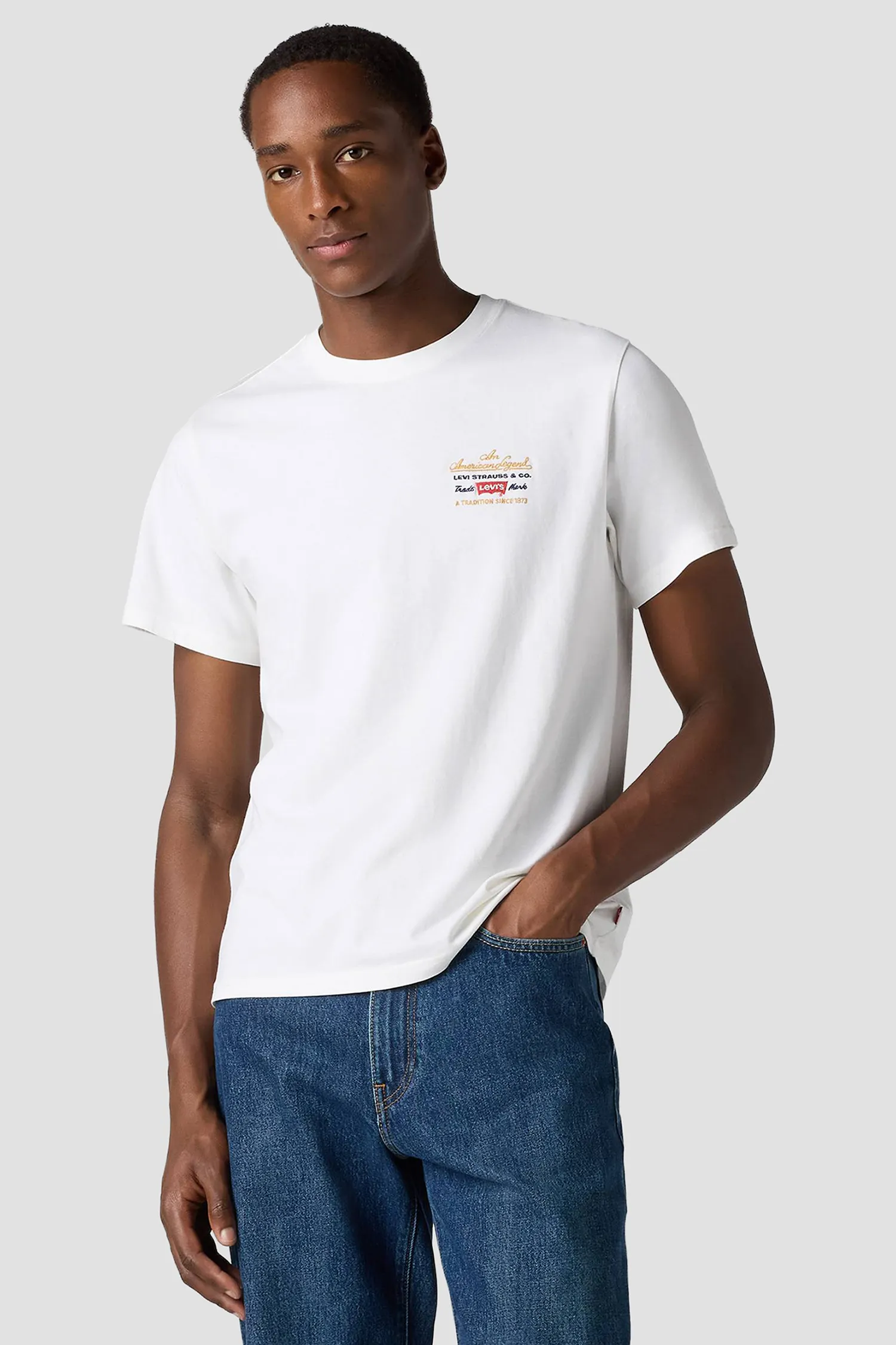 Мужская белая футболка 1