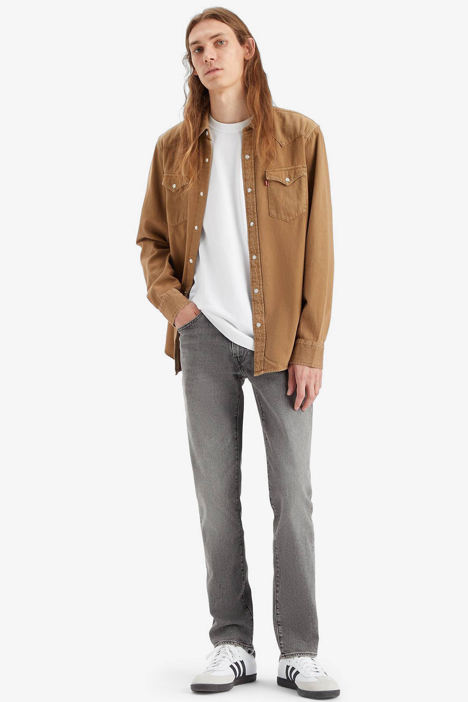 Мужские серые джинсы 511® Slim 6