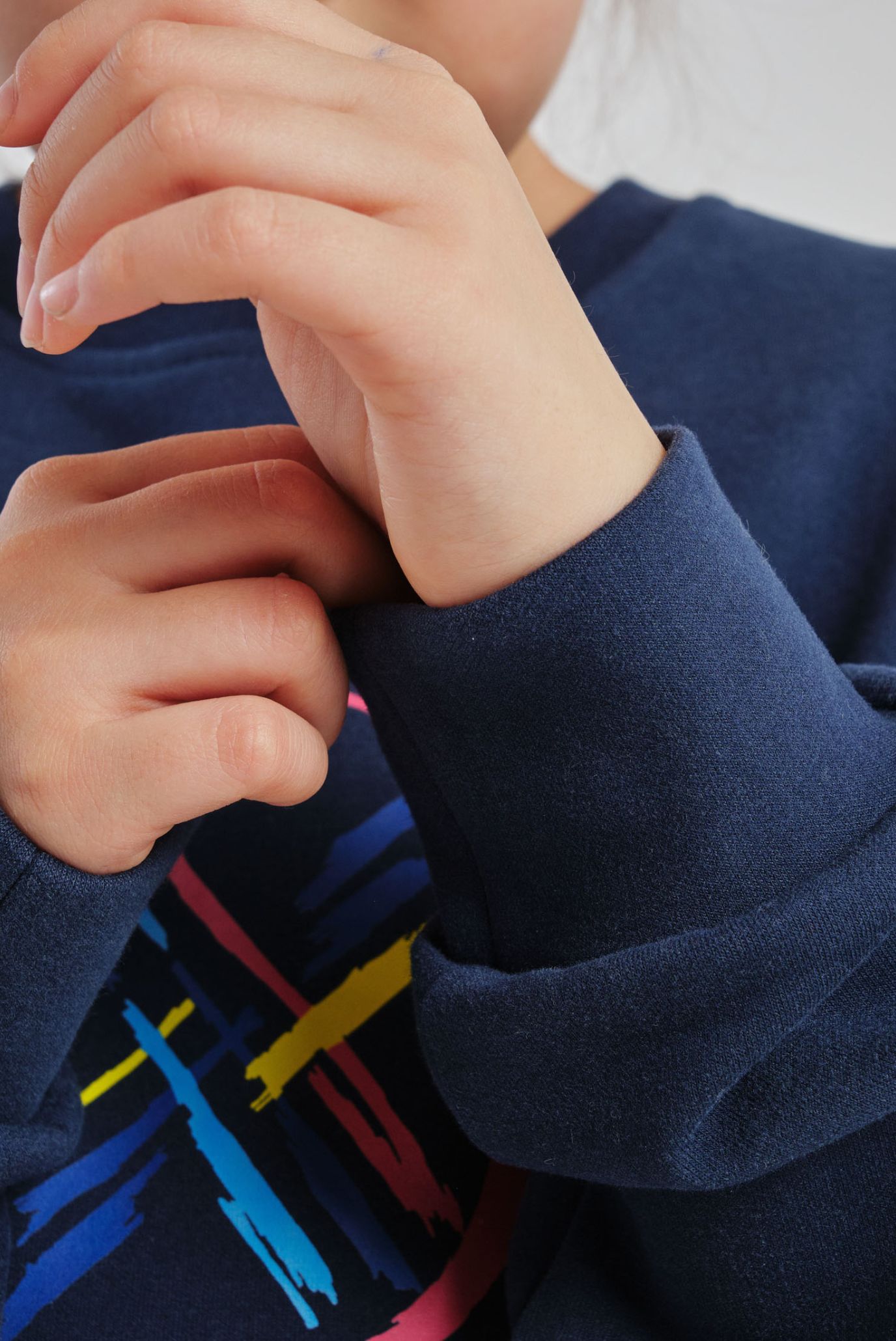 Детский синий свитшот 10