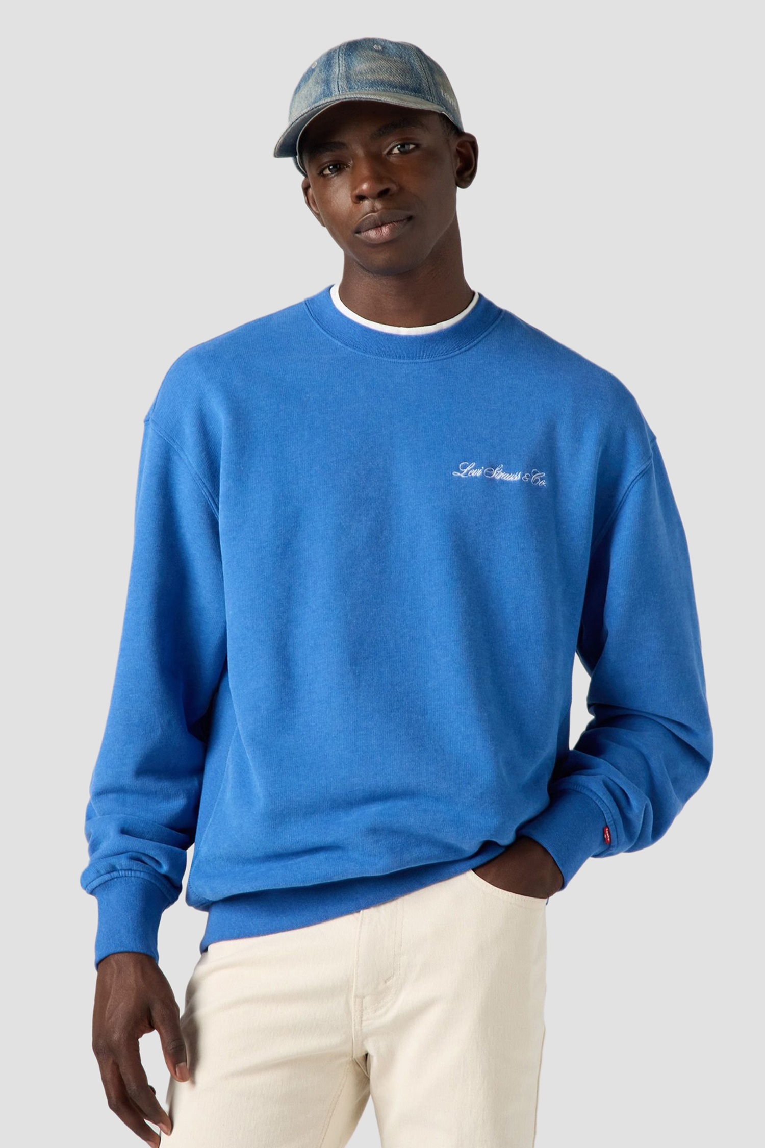 Мужской синий свитшот 3