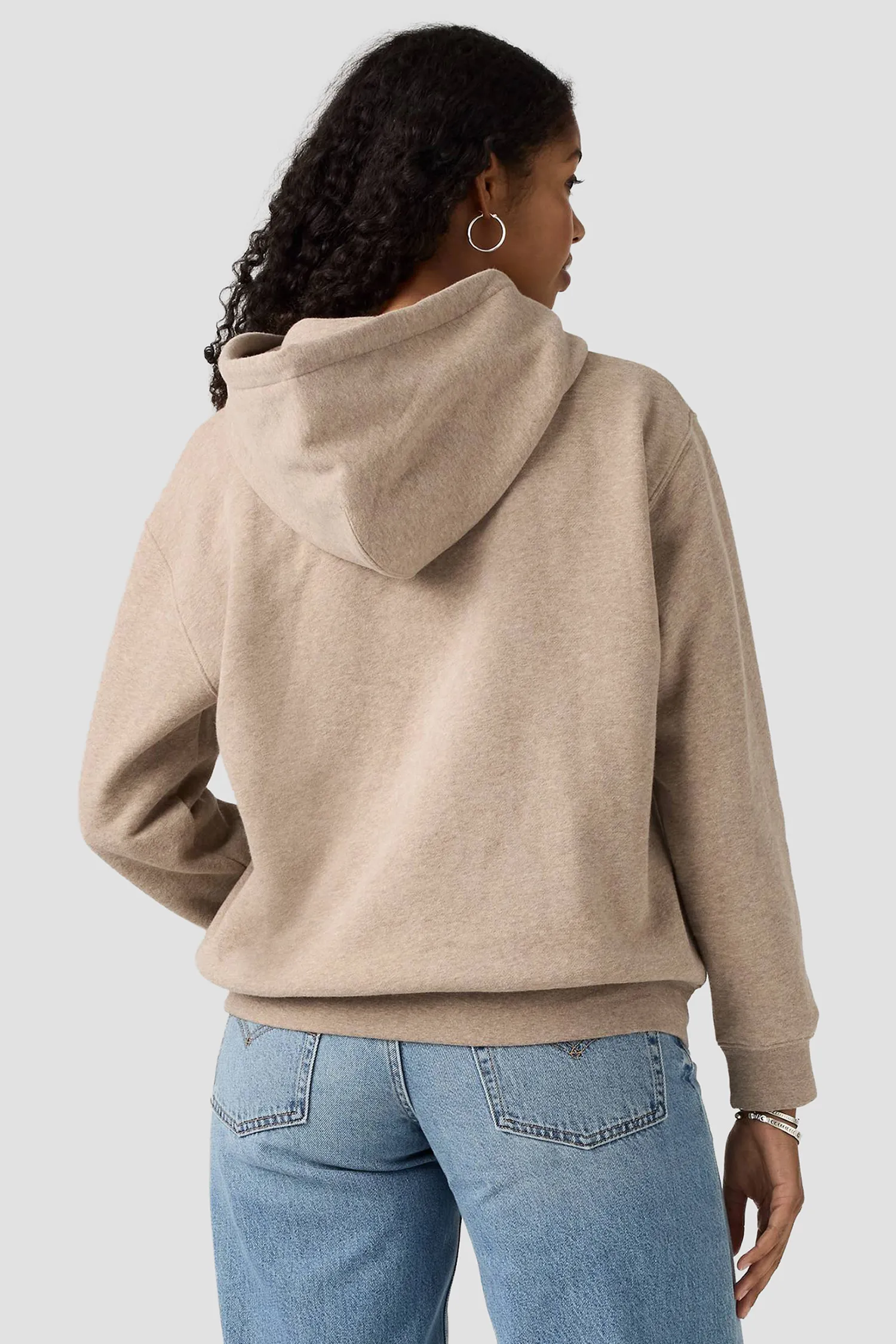 Женское бежевое худи 3