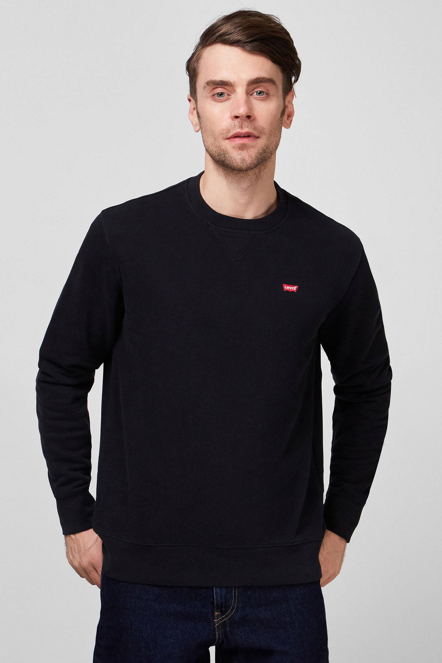 Мужской черный свитшот 1