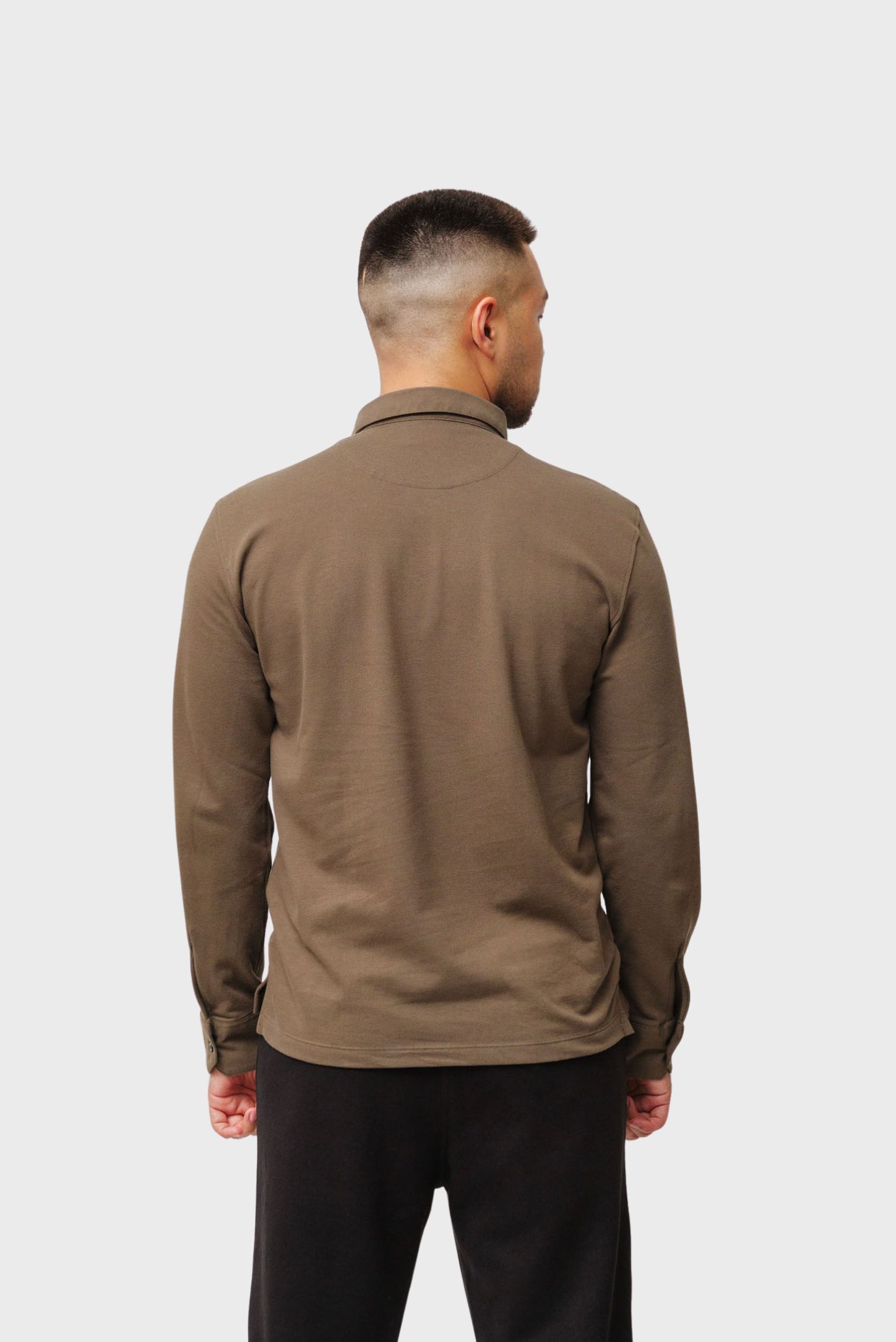 Мужское хаки поло 3