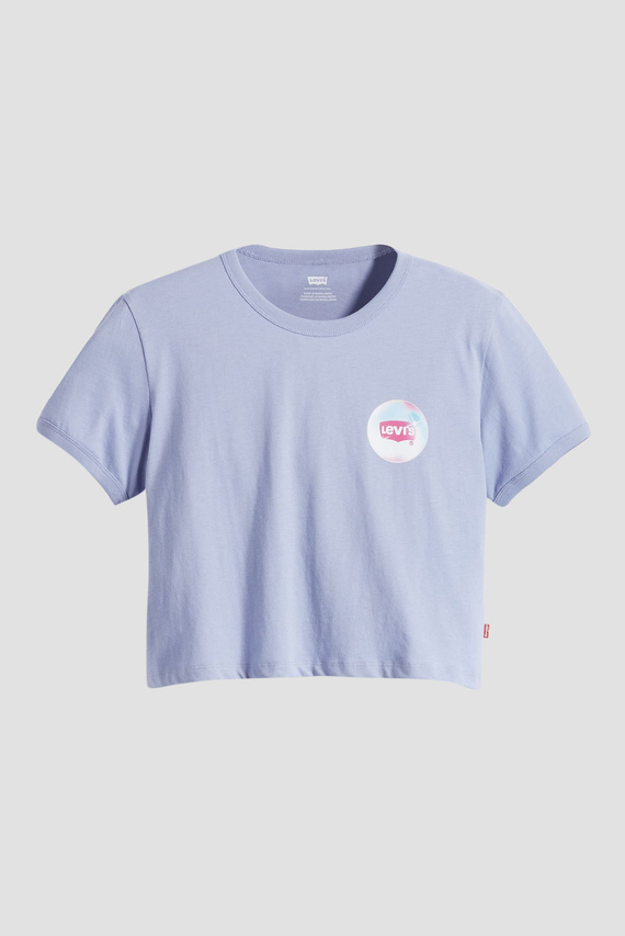 Женская сиреневая футболка