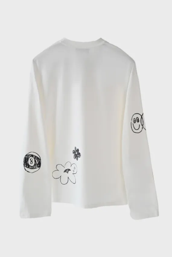 Лонгслив Sabe Mon Amour White Long Sleeve Sabe