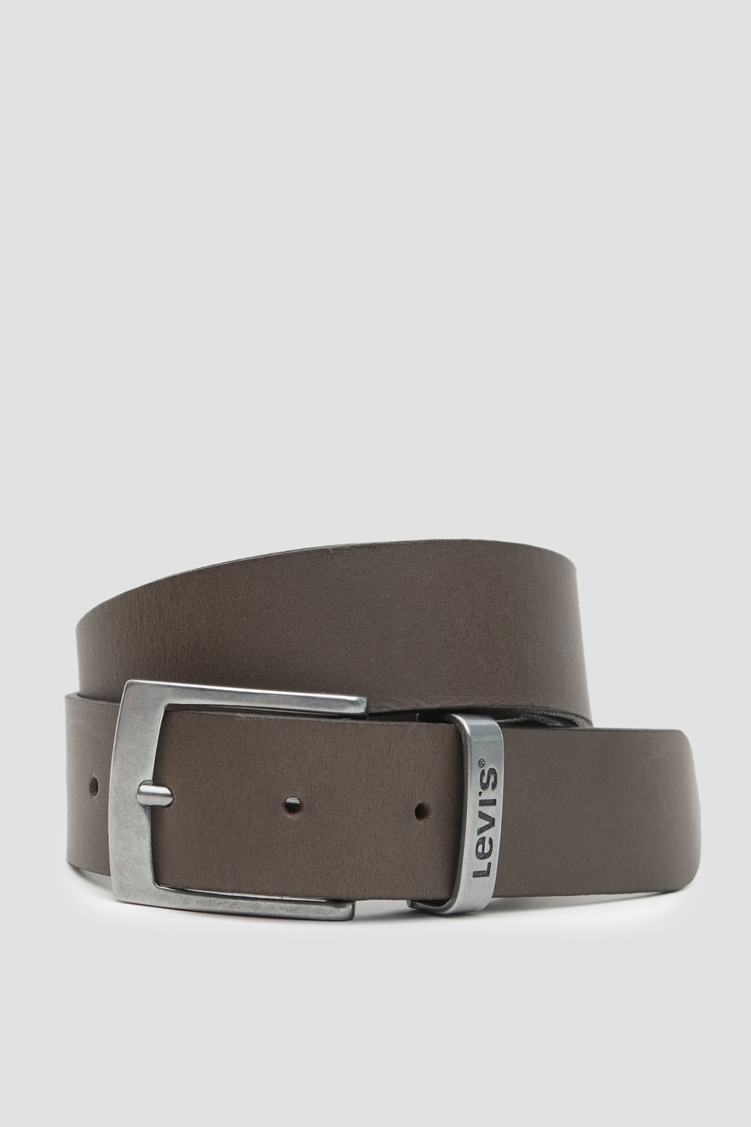 Коричневый кожаный ремень 1