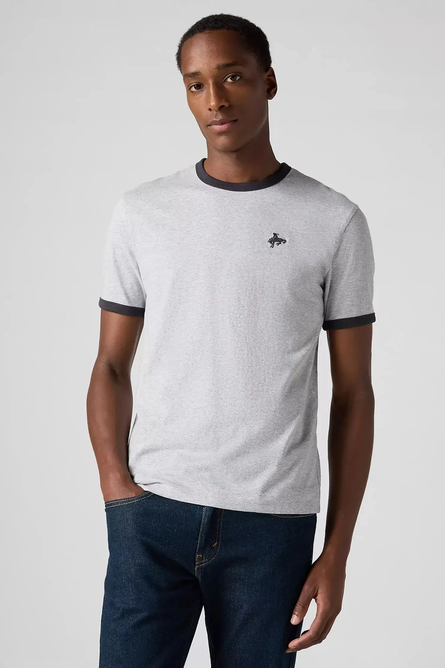 Мужская серая футболка 4