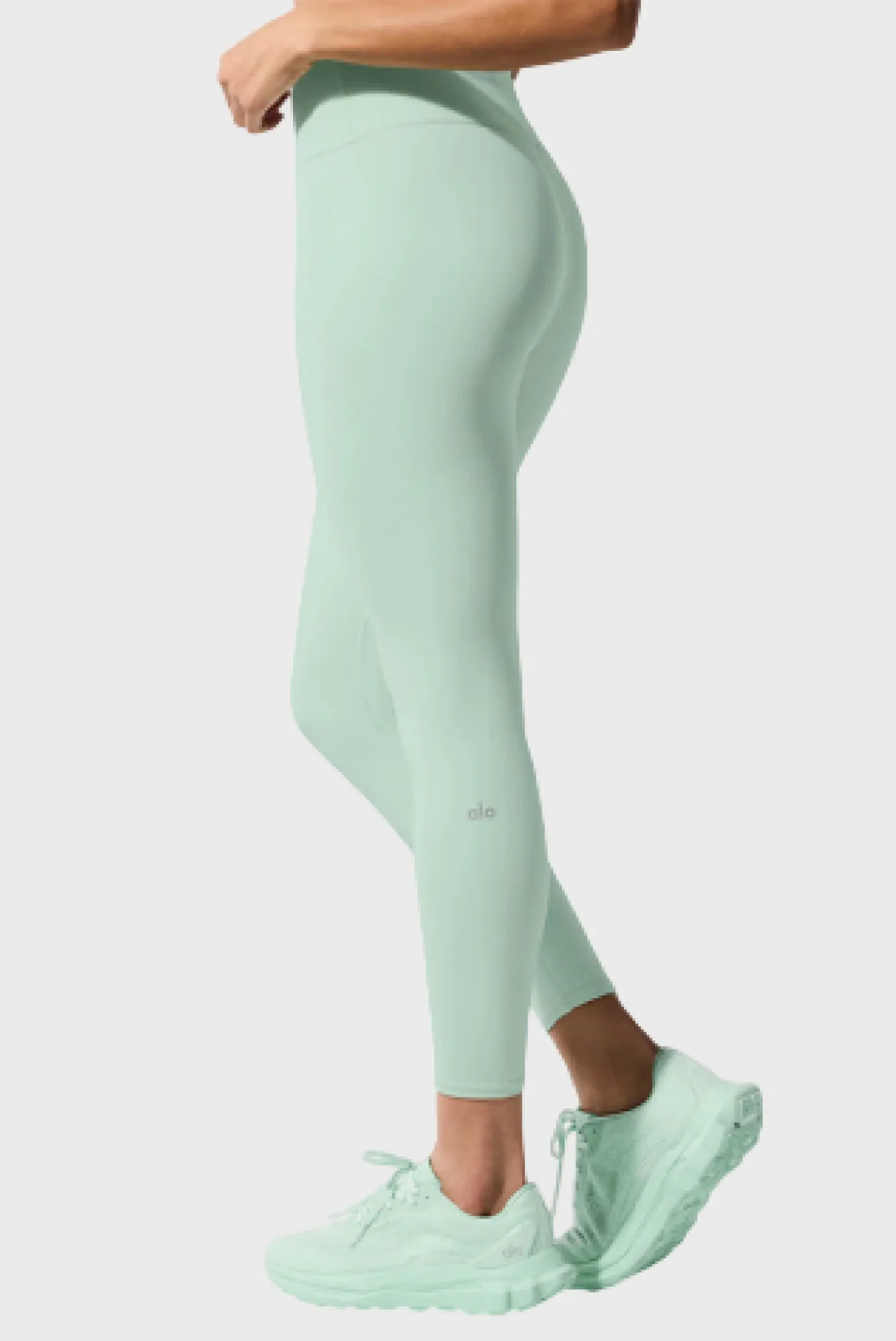 Леггинсы Alo Yoga 7/8 High-Waist Airbrush Legging Spearmint 1