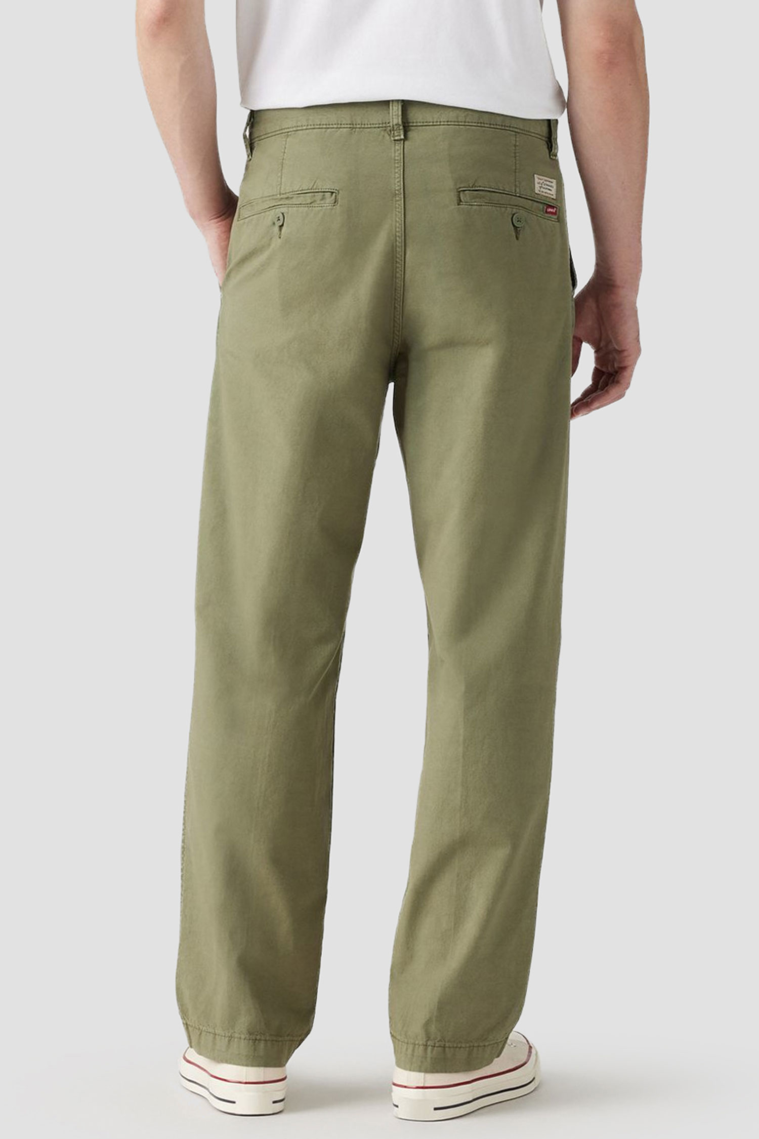 Мужские оливковые брюки 3