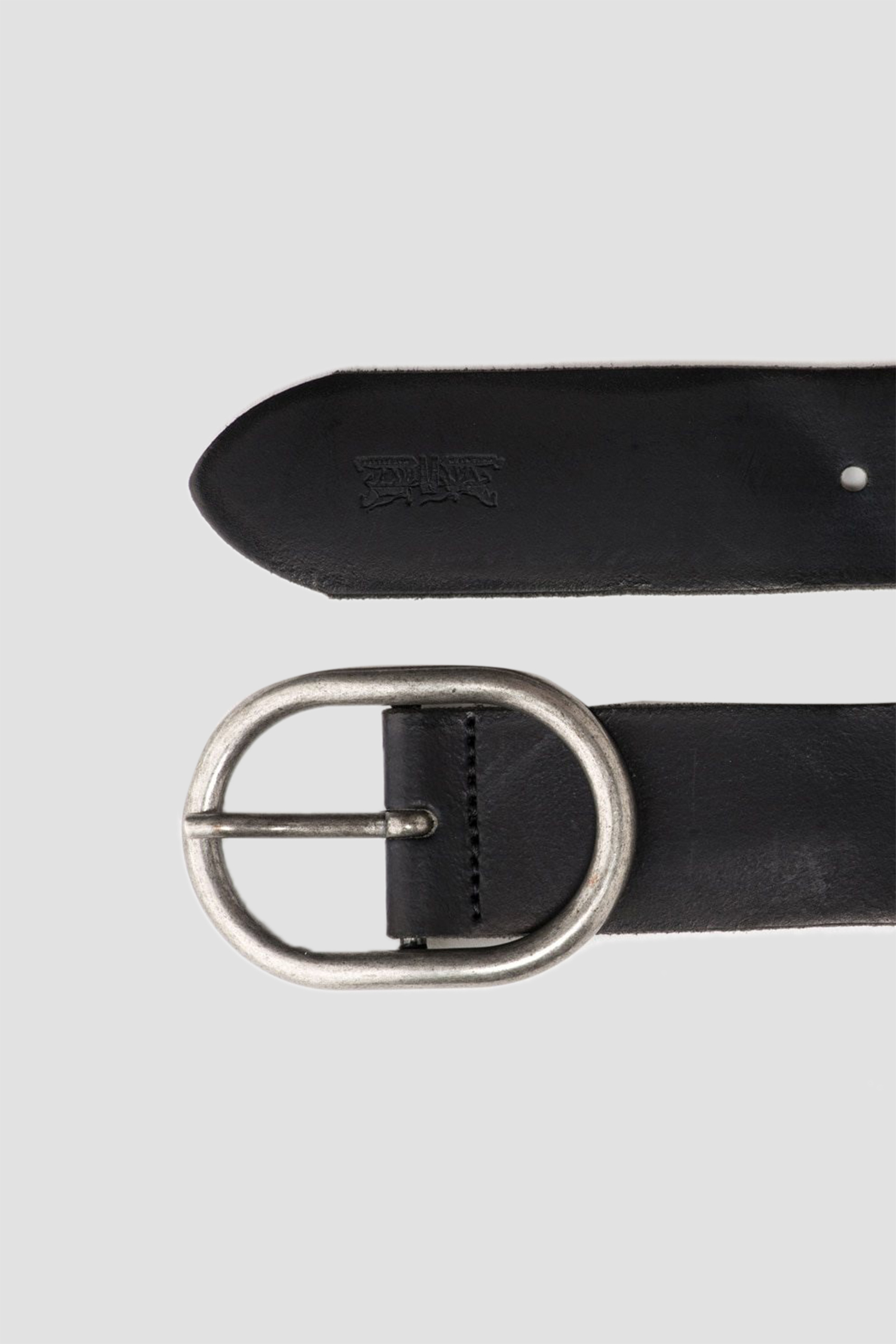 Женский черный кожаный ремень 2