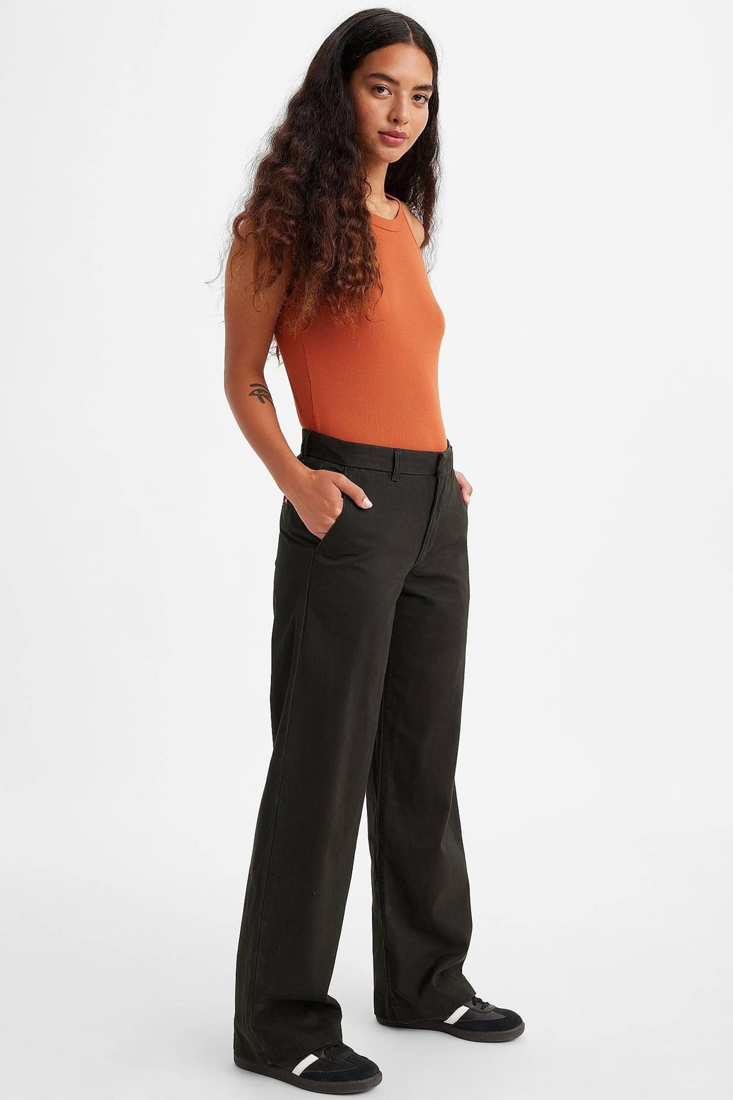 Женские черные брюки 6