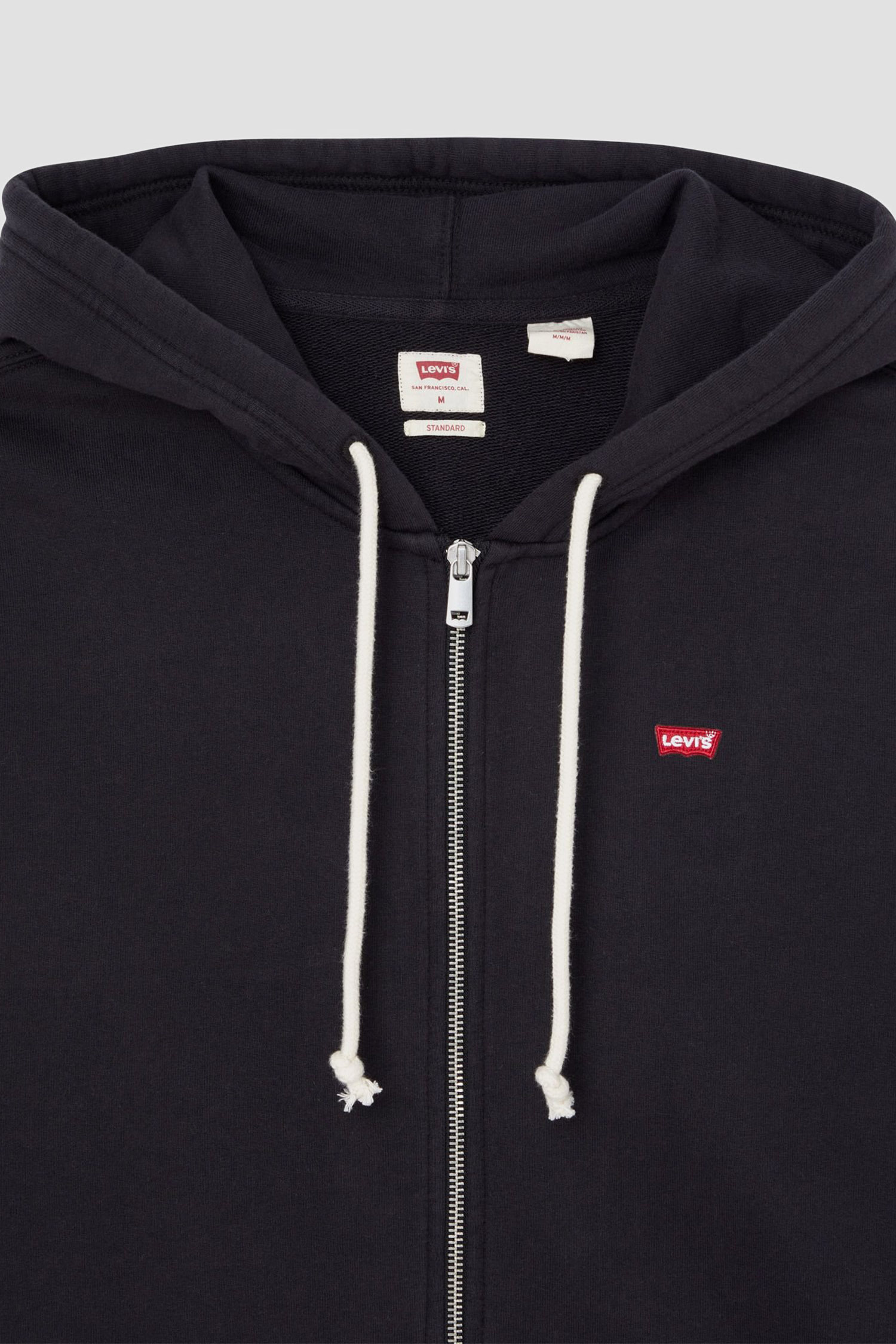 Мужская черная кофта на молнии 5