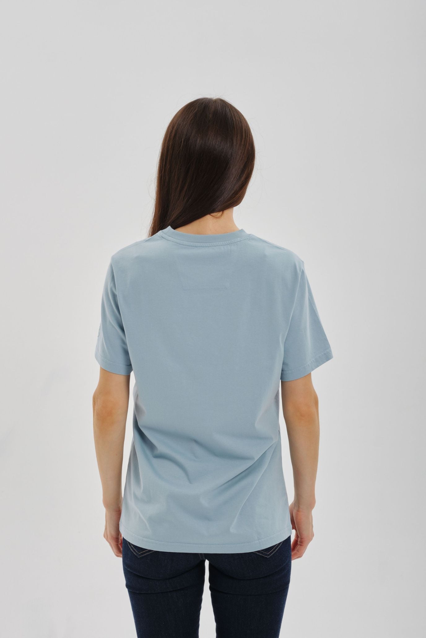 Голубая футболка SHANYRAQ (Унисекс) 9