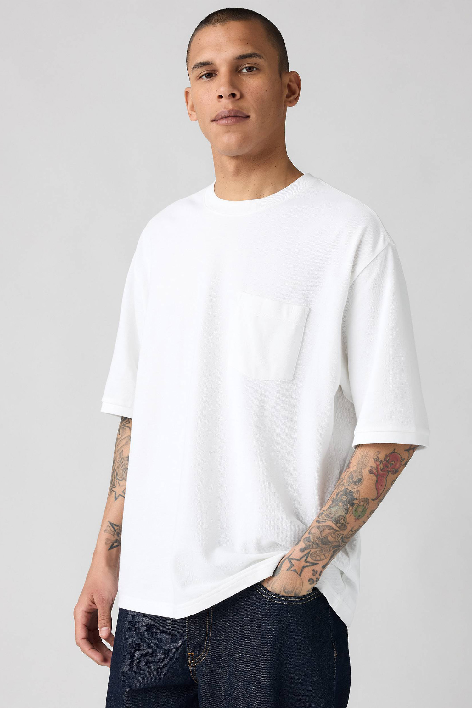 Мужская белая футболка 3