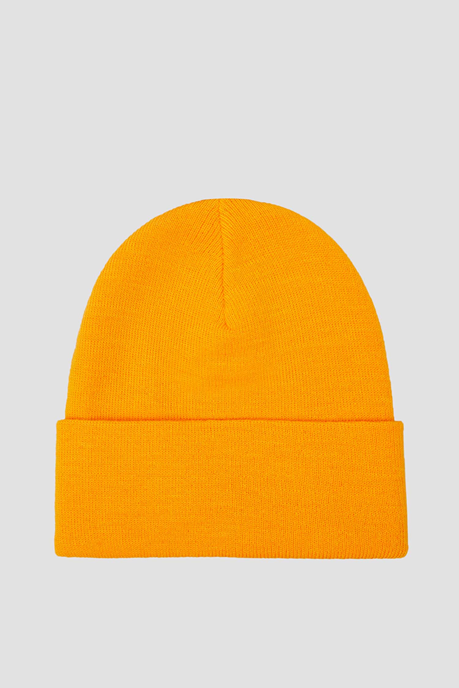 Женская оранжевая шапка 2