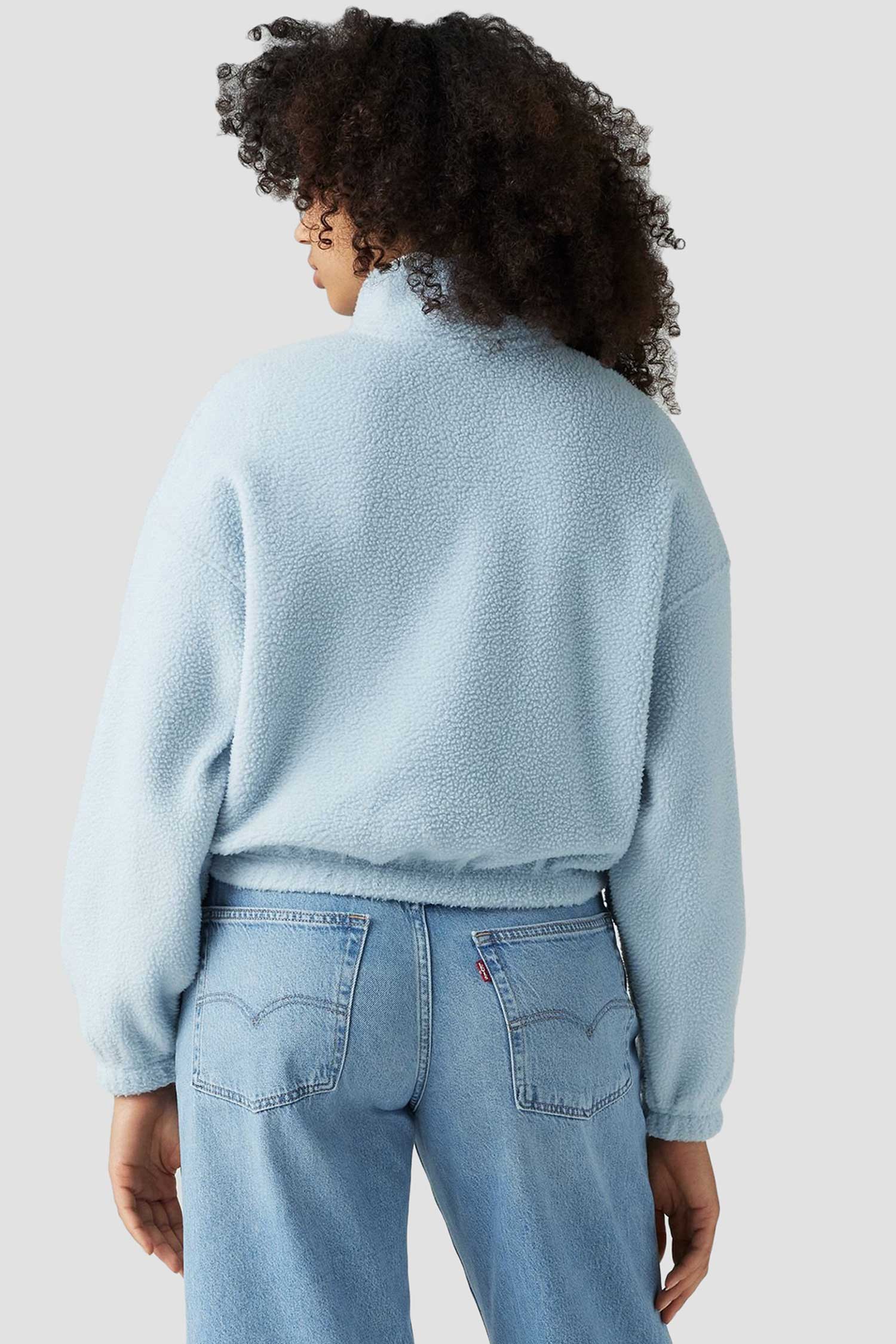 Женская голубая спортивная кофта 3