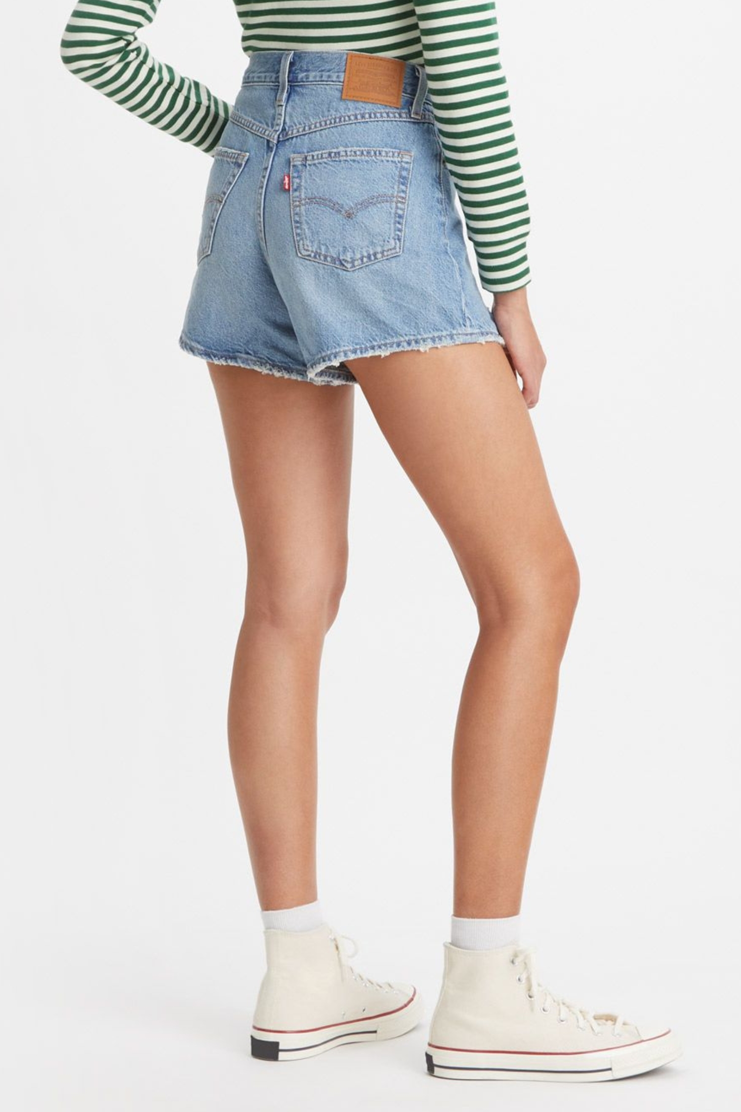 Женские голубые джинсовые шорты 80's Mom 3