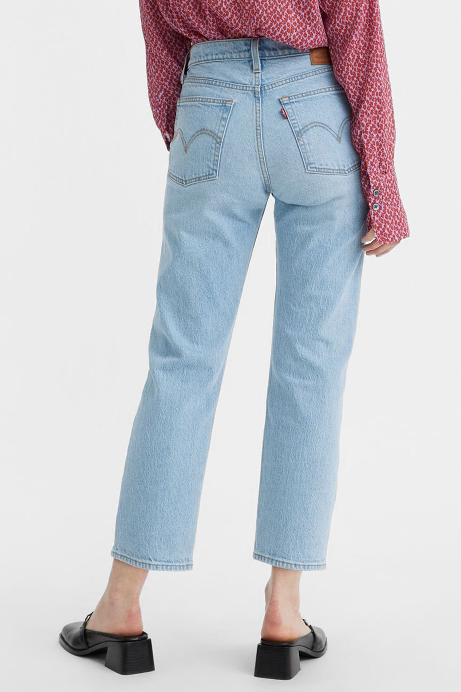 Женские голубые джинсы Wedgie Straight 3