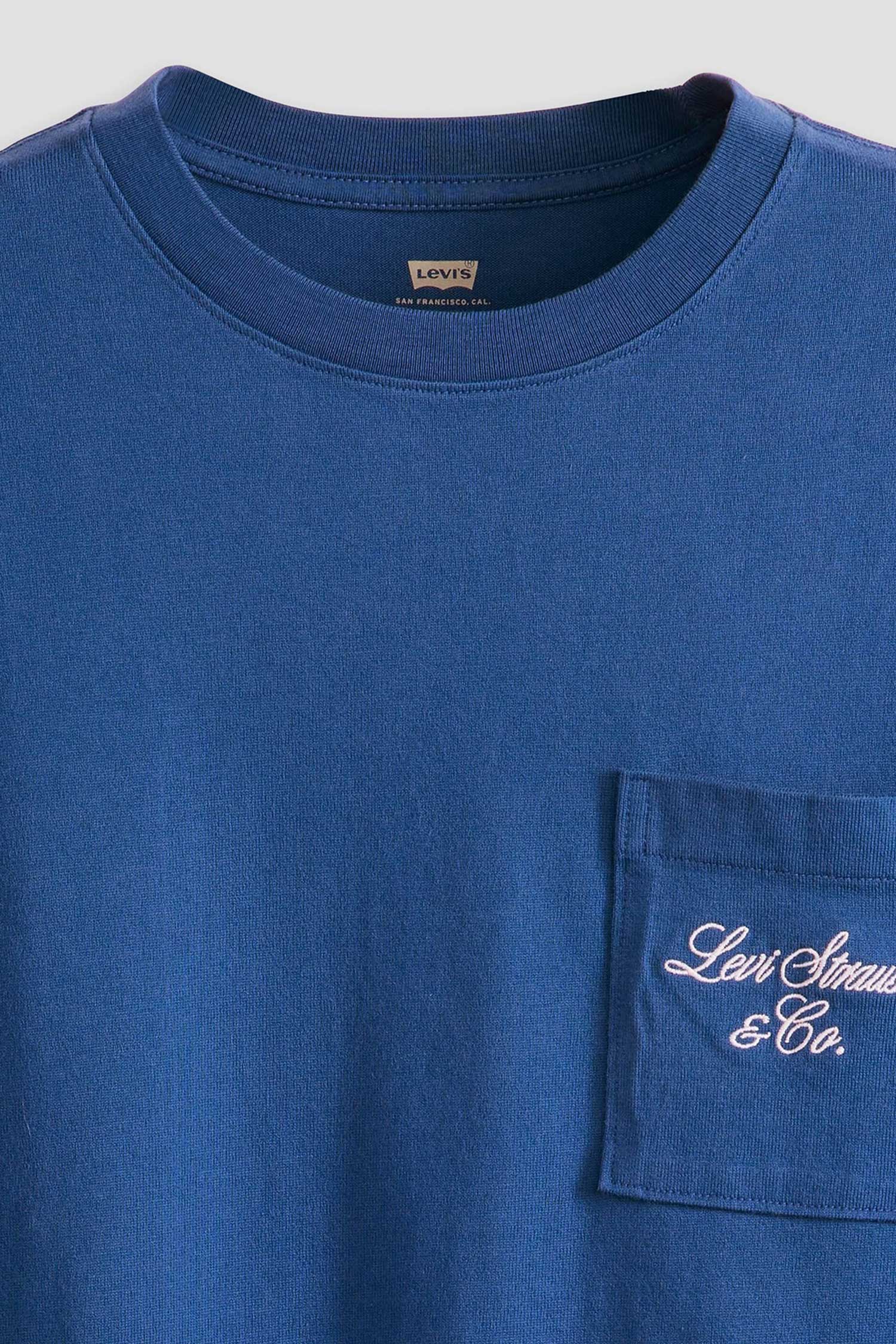 Мужская синяя футболка 6