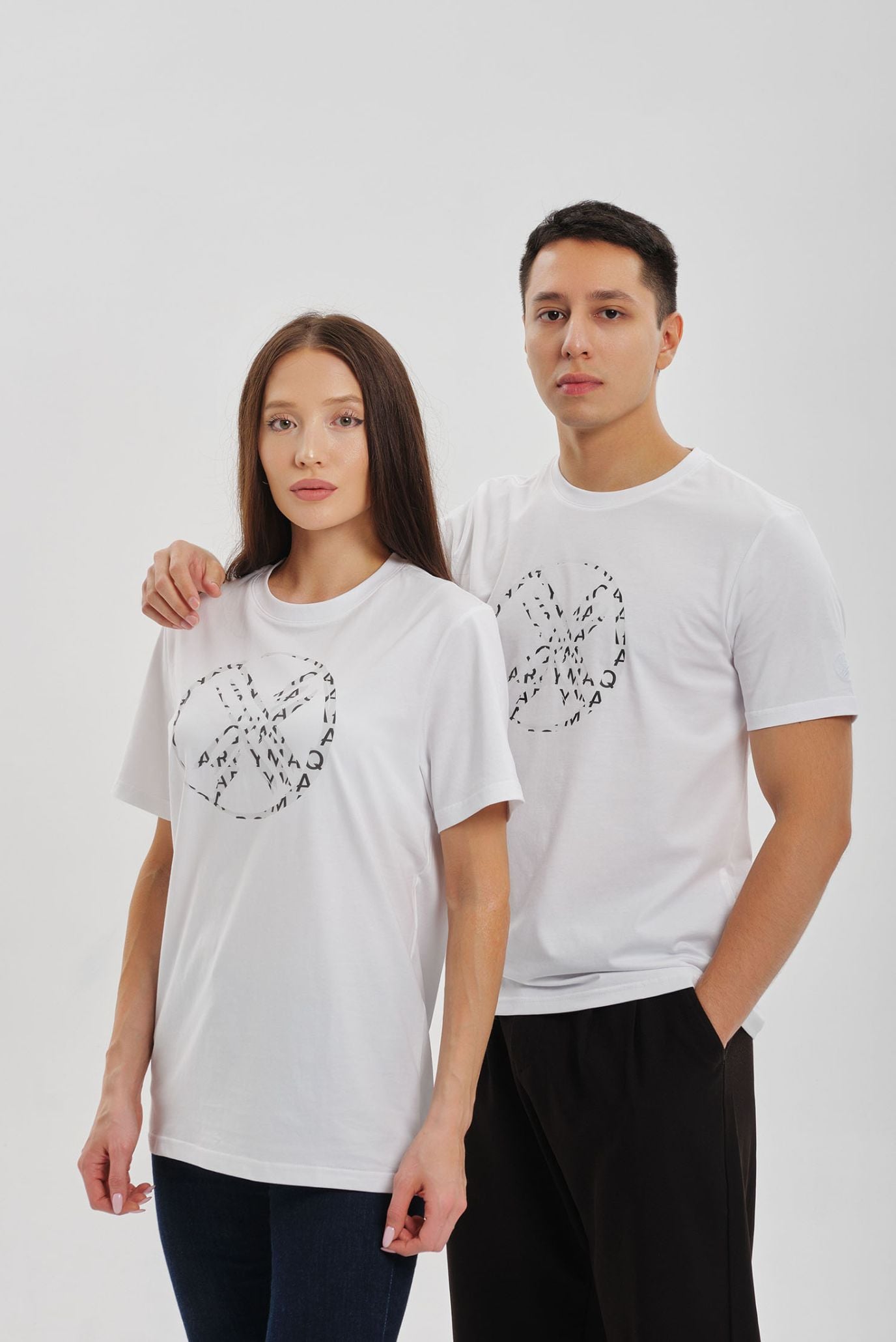 Белая футболка SHANYRAQ (Унисекс) 1