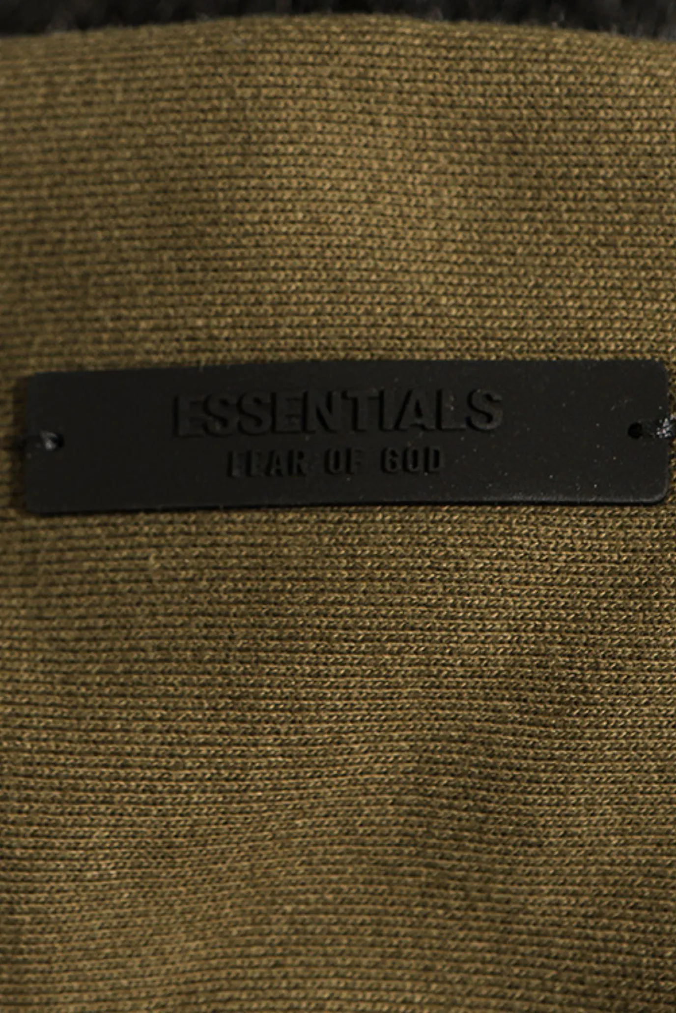 Fear Of God Essentials Fleece Hoodie Olive 6
