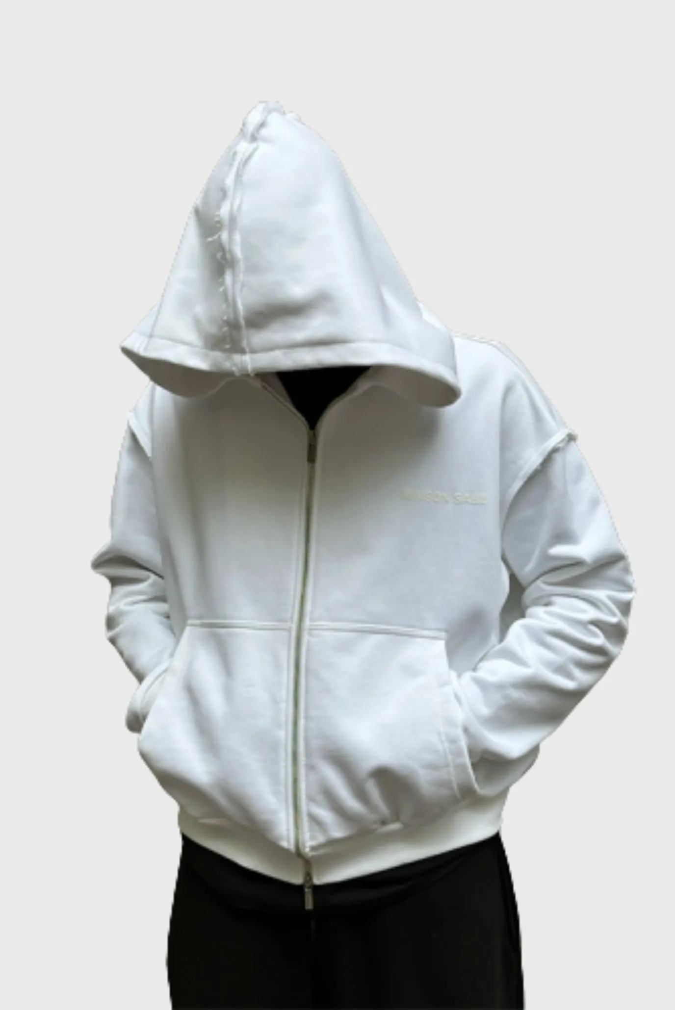 Зип-худи Sabe Maison Zip Hooded White 1
