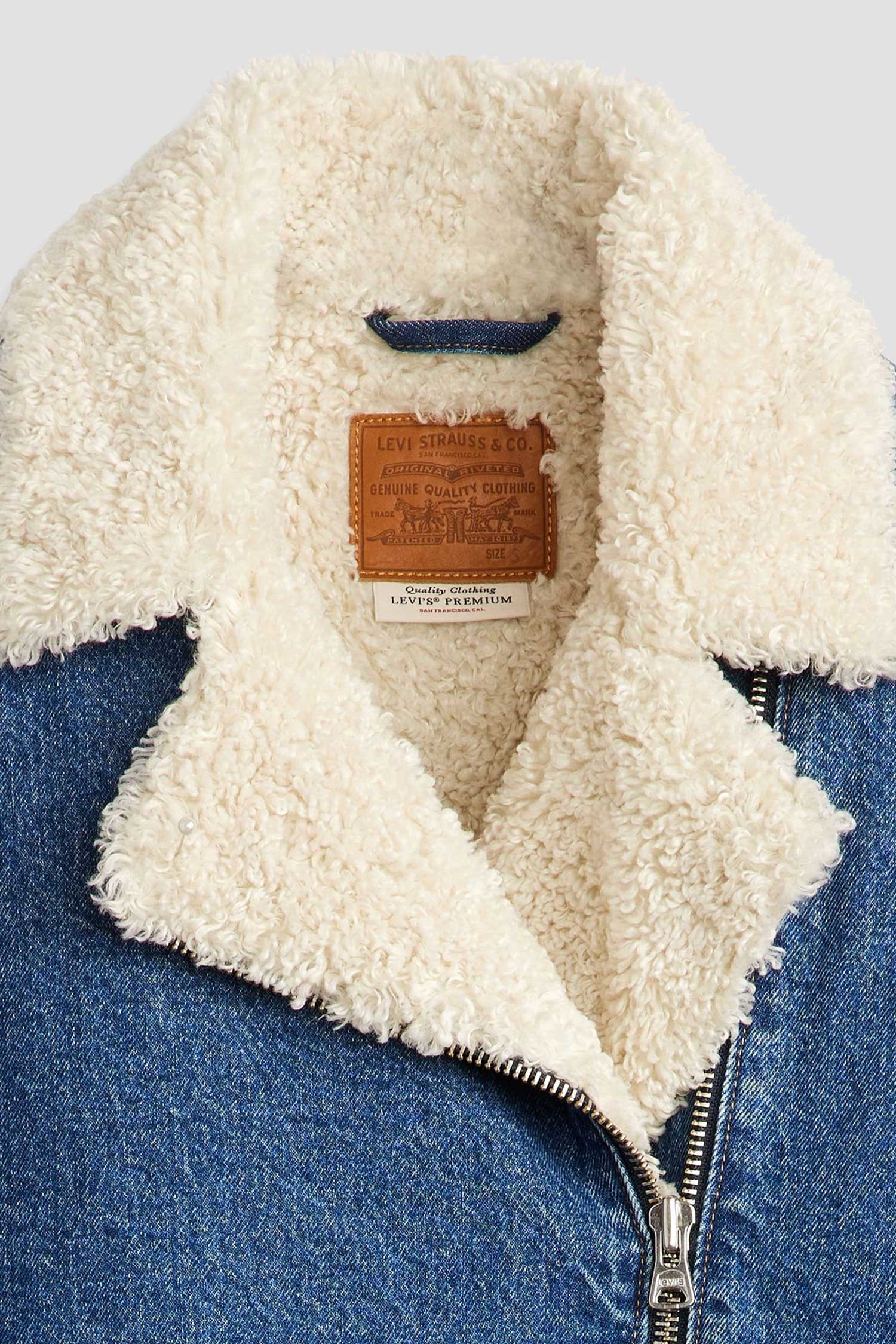 Женская синяя джинсовая косуха 6