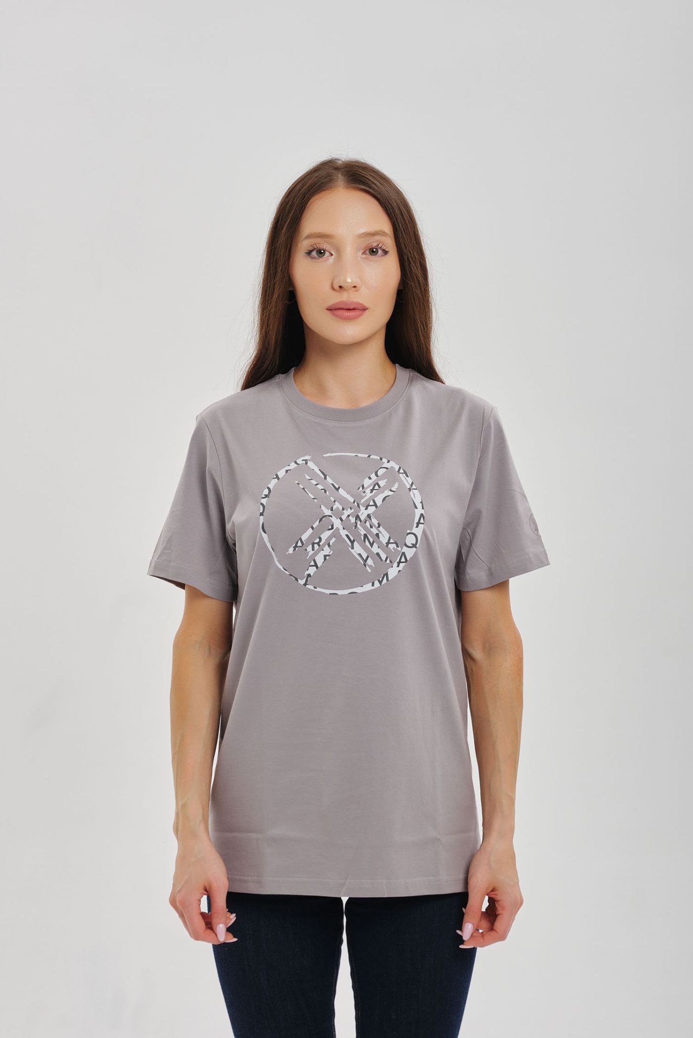 Серая футболка SHANYRAQ (Унисекс) 5
