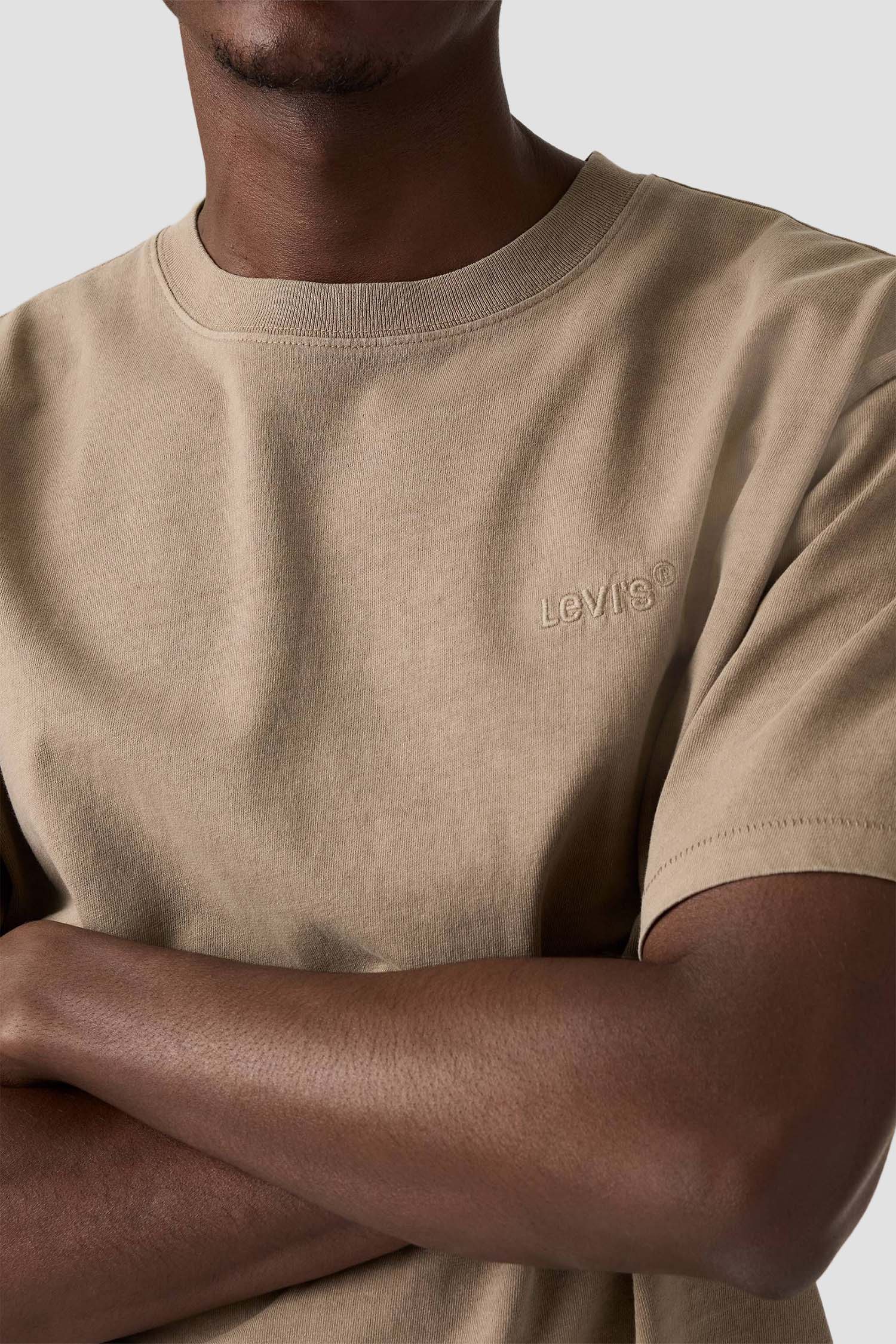 Мужская бежевая футболка 5