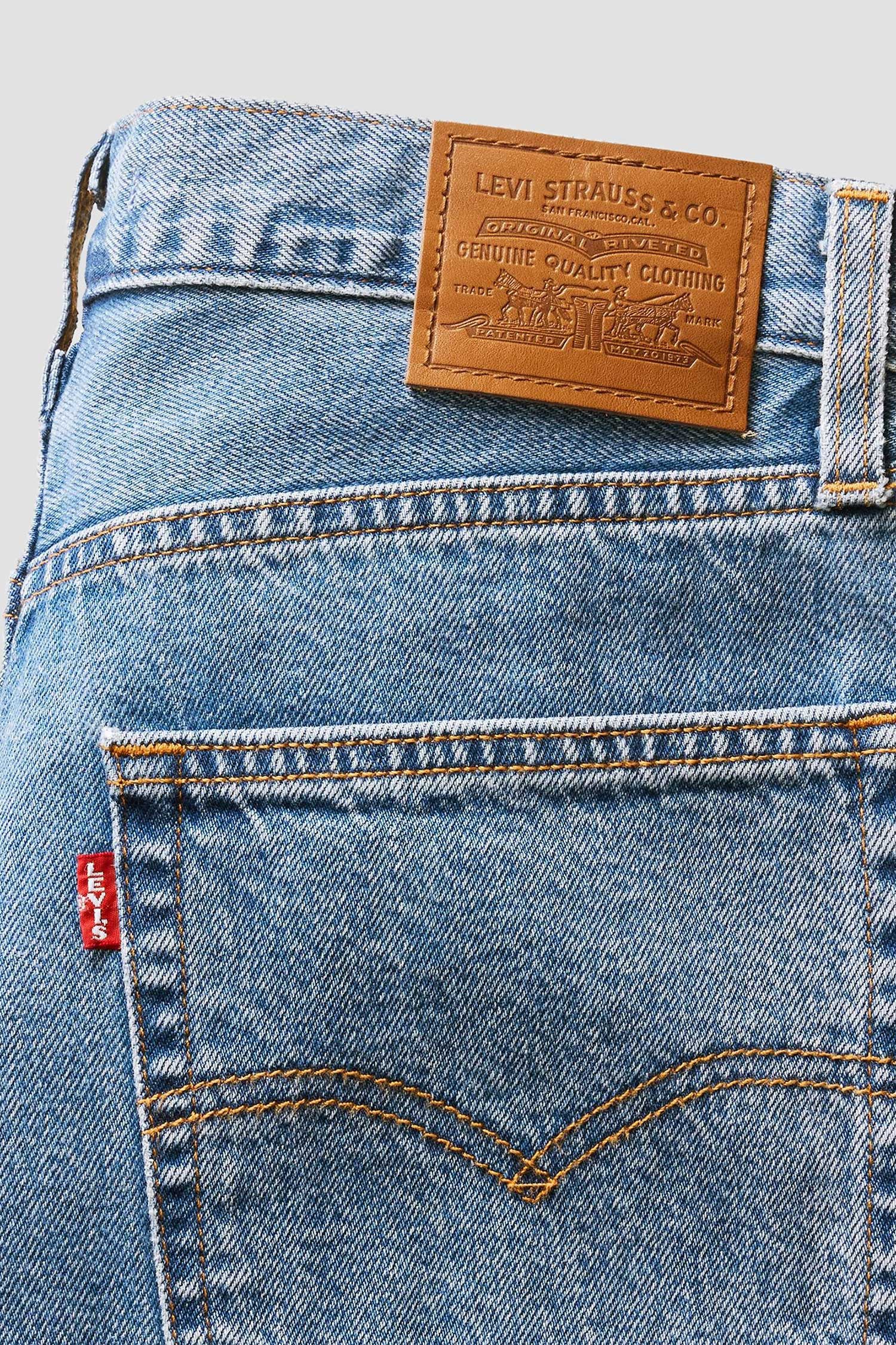 Женские голубые джинсы Baggy Dad 6