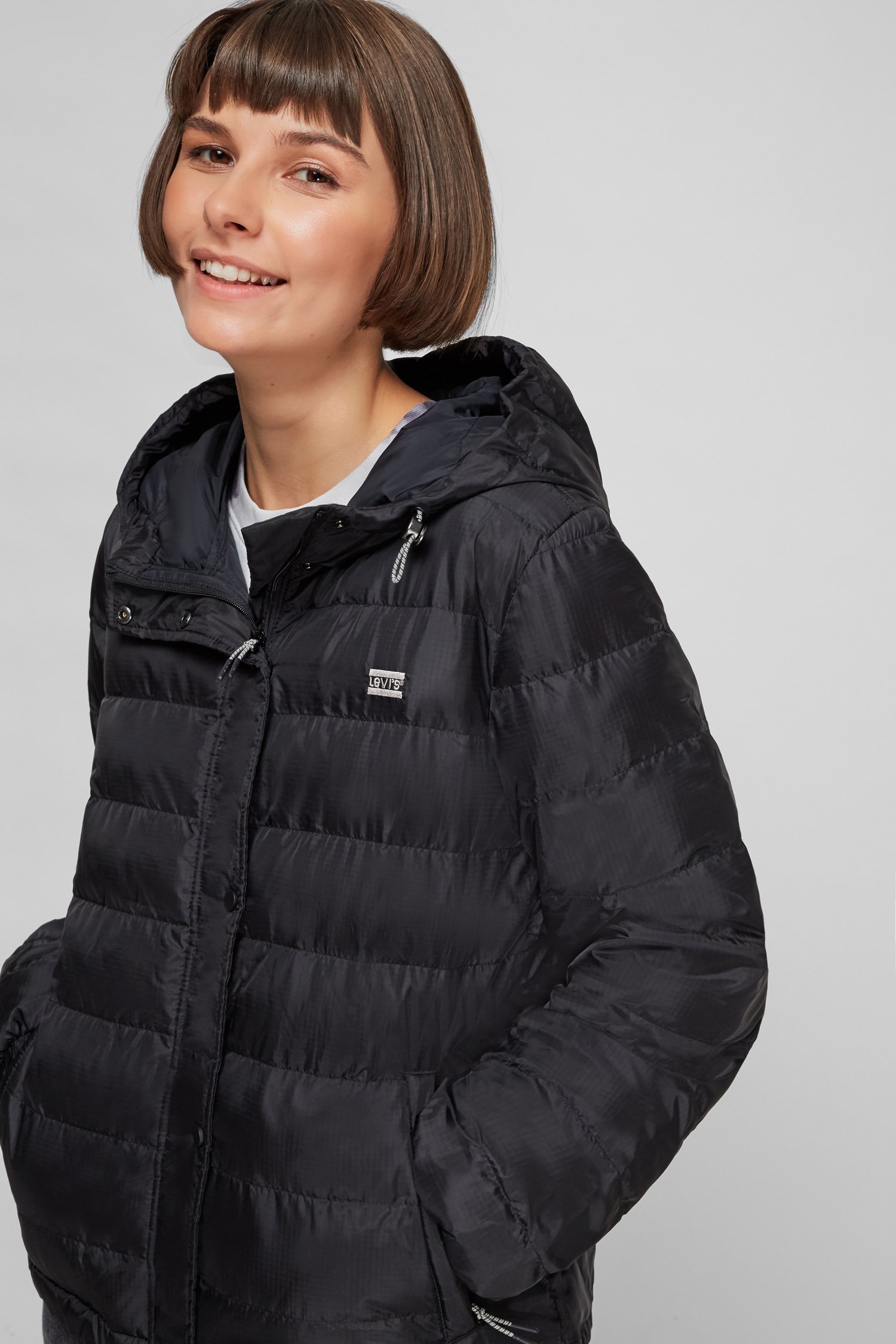 Женская черная куртка 5